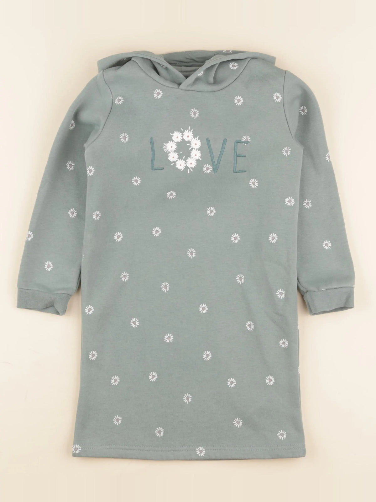 Vertbaudet - robe vert - 7 ans