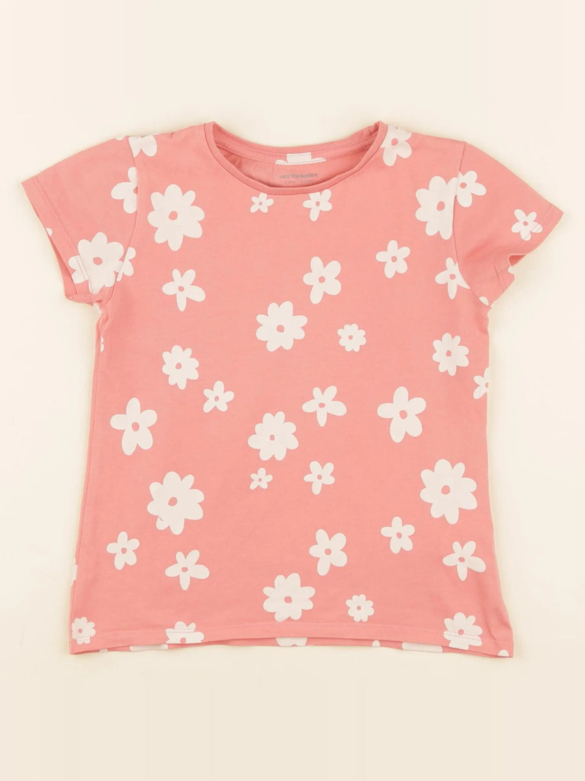 Vertbaudet - tee-shirt rose - 5 ans