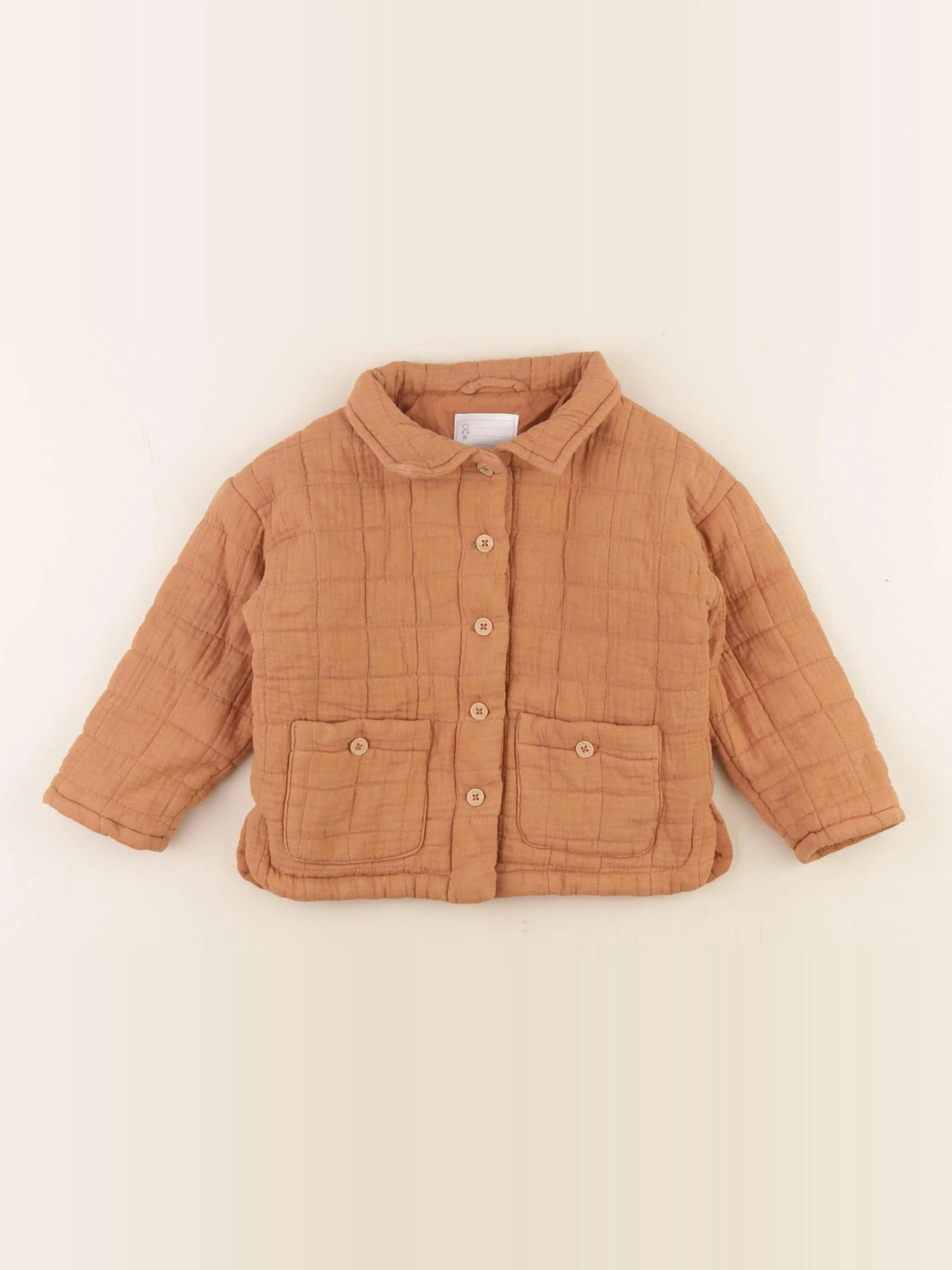 Vertbaudet - veste orange - 36 mois