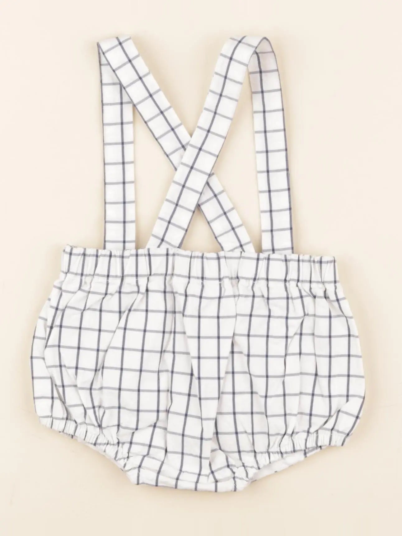 Jacadi - bloomer blanc, bleu - 6 mois