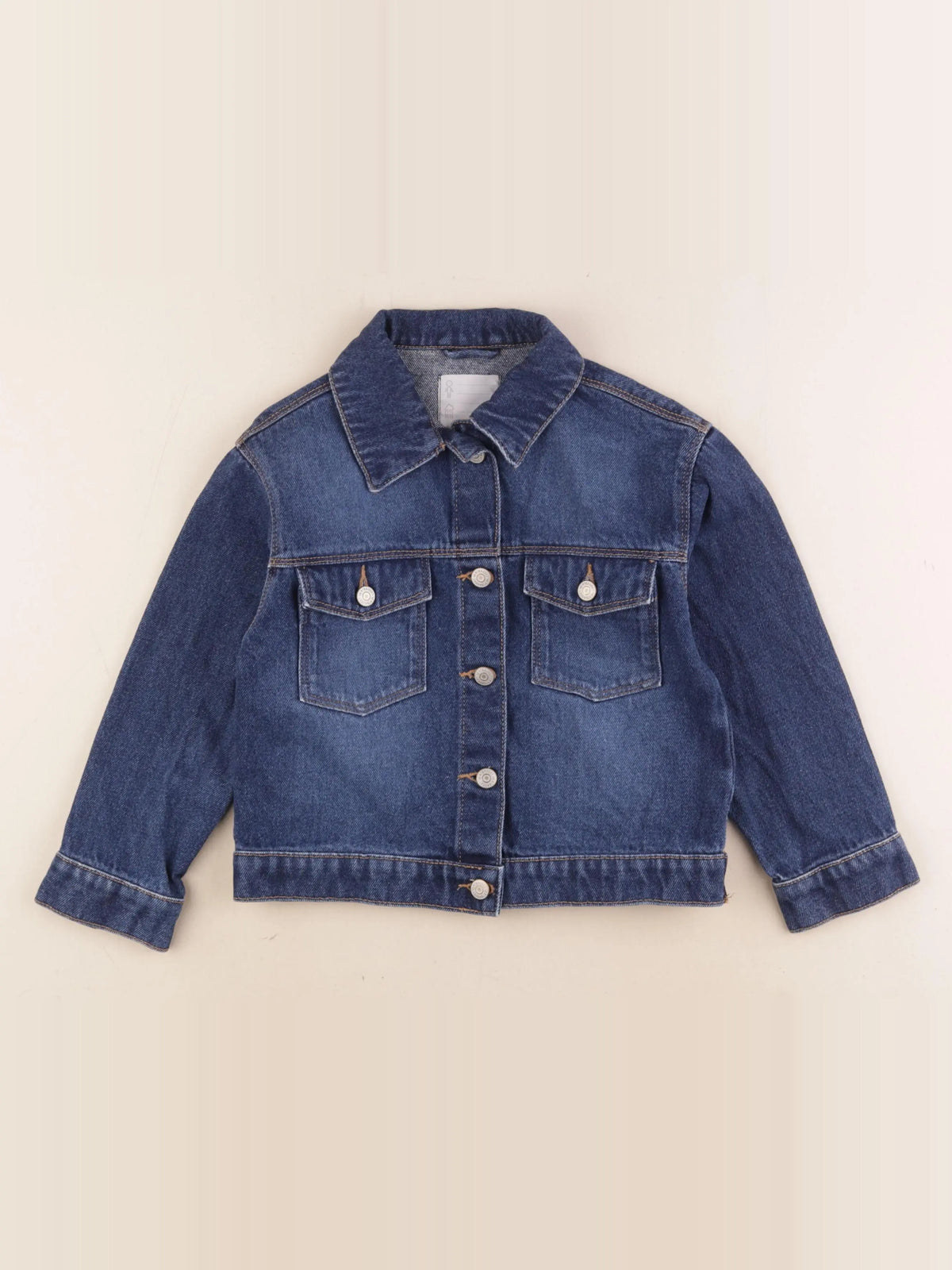 Vertbaudet - veste bleu - 6 ans