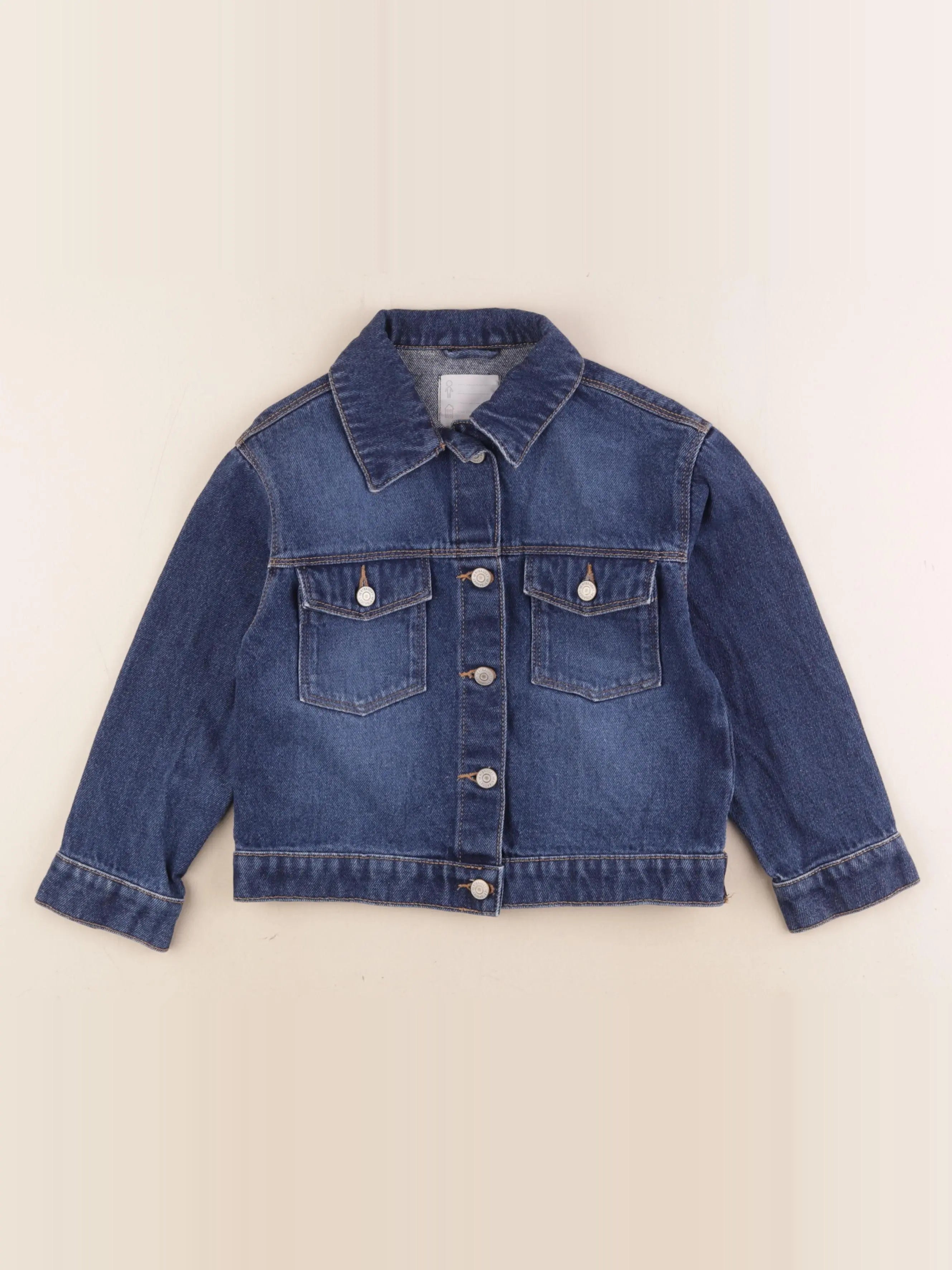 Vertbaudet - veste bleu - 6 ans