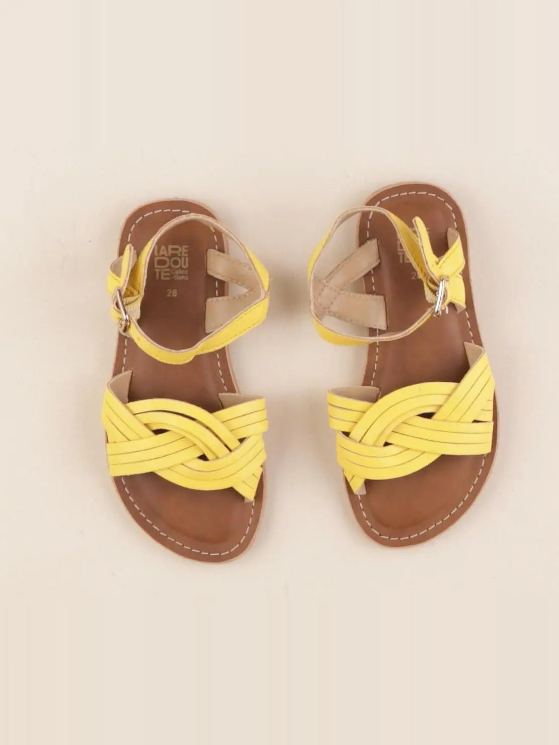 La Redoute - sandales jaune - pointure 28