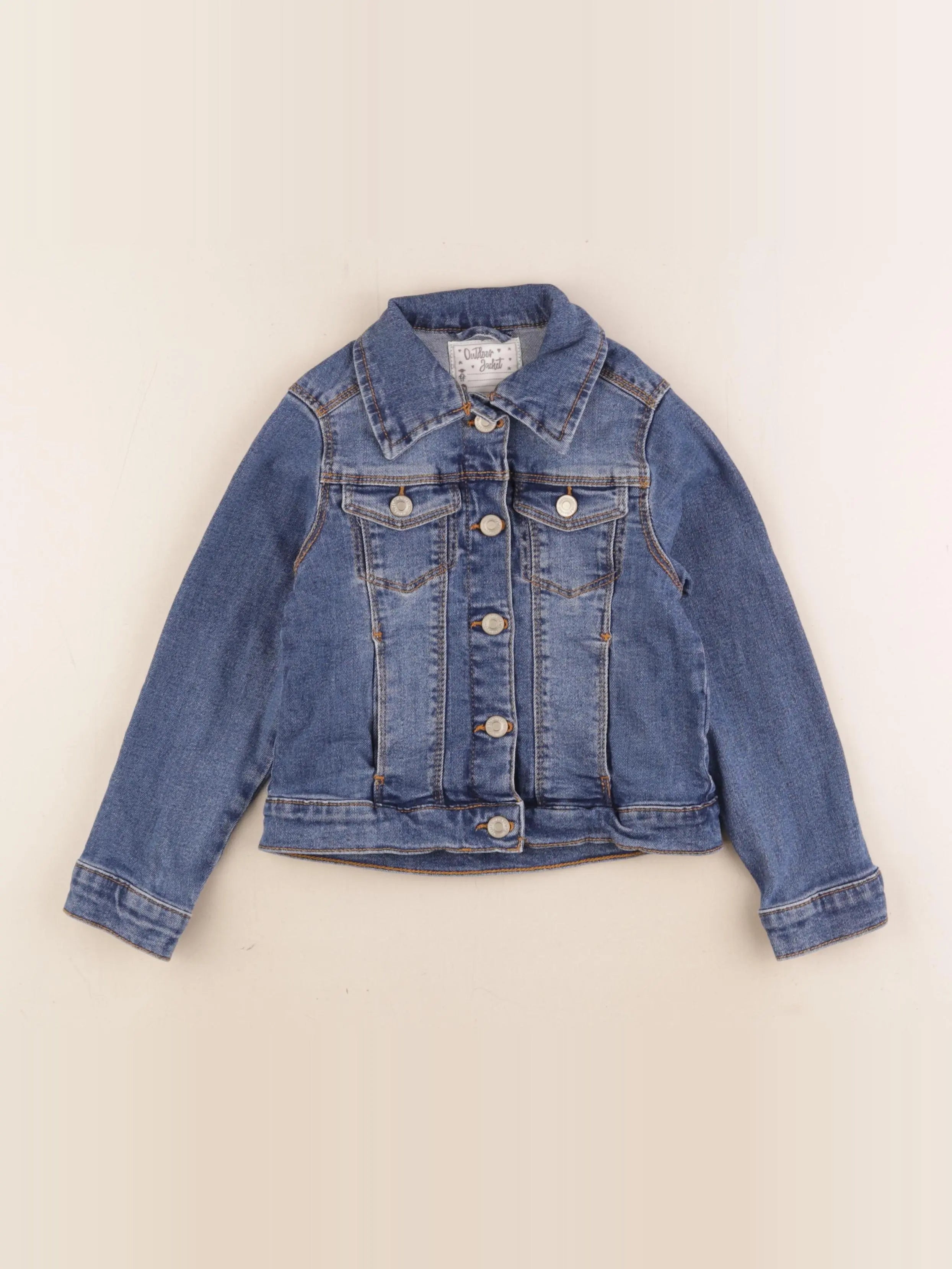Vertbaudet - veste bleu - 6 ans