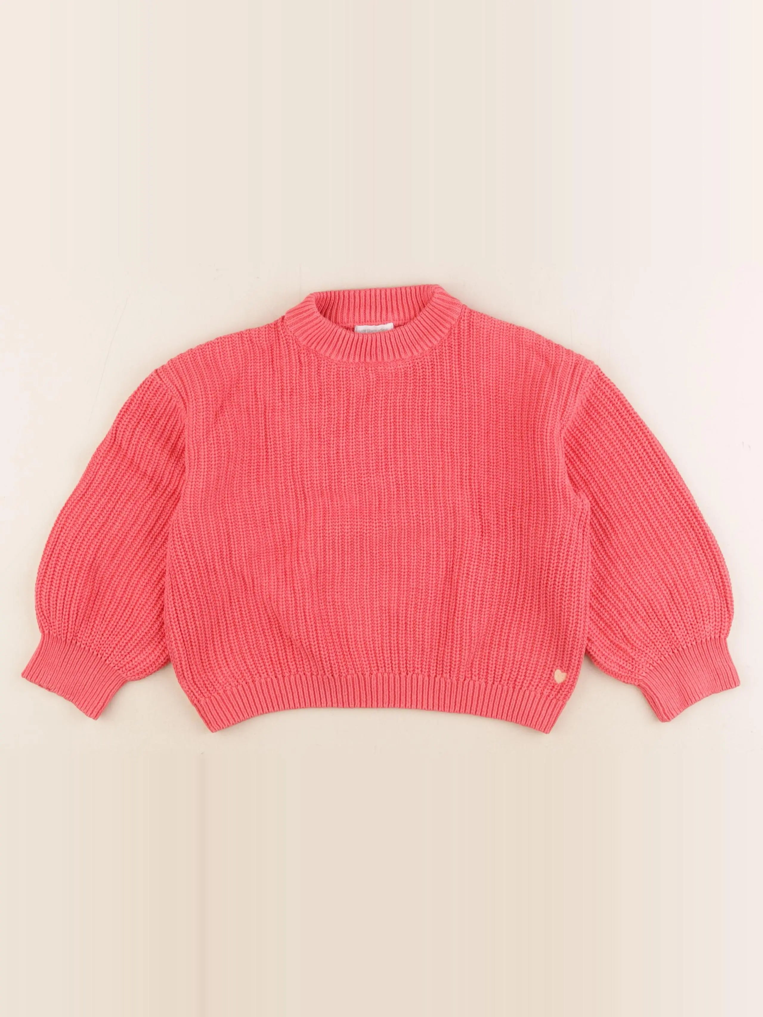 Vertbaudet - pull rose - 6 ans