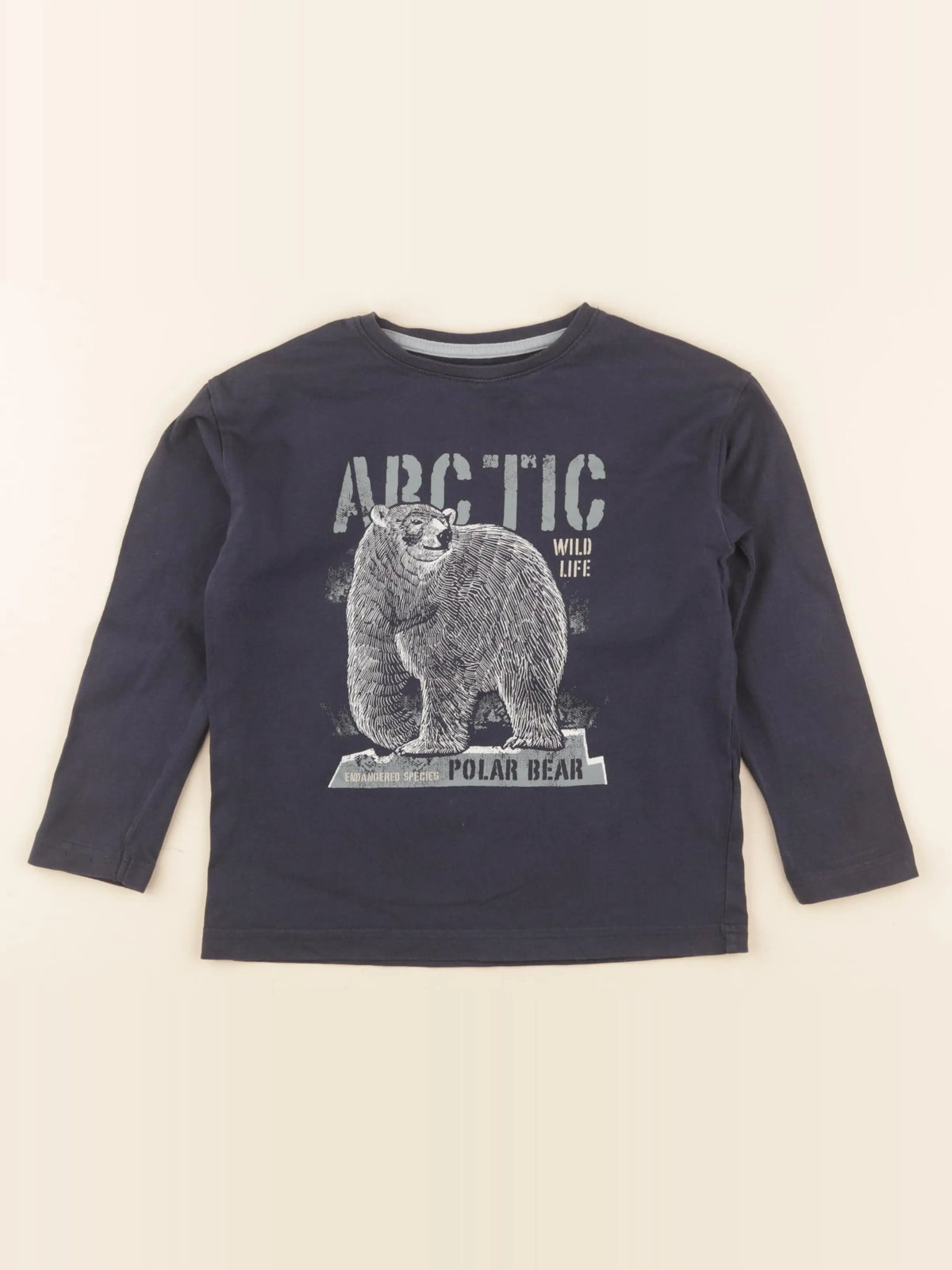 Vertbaudet - tee-shirt bleu - 5 ans