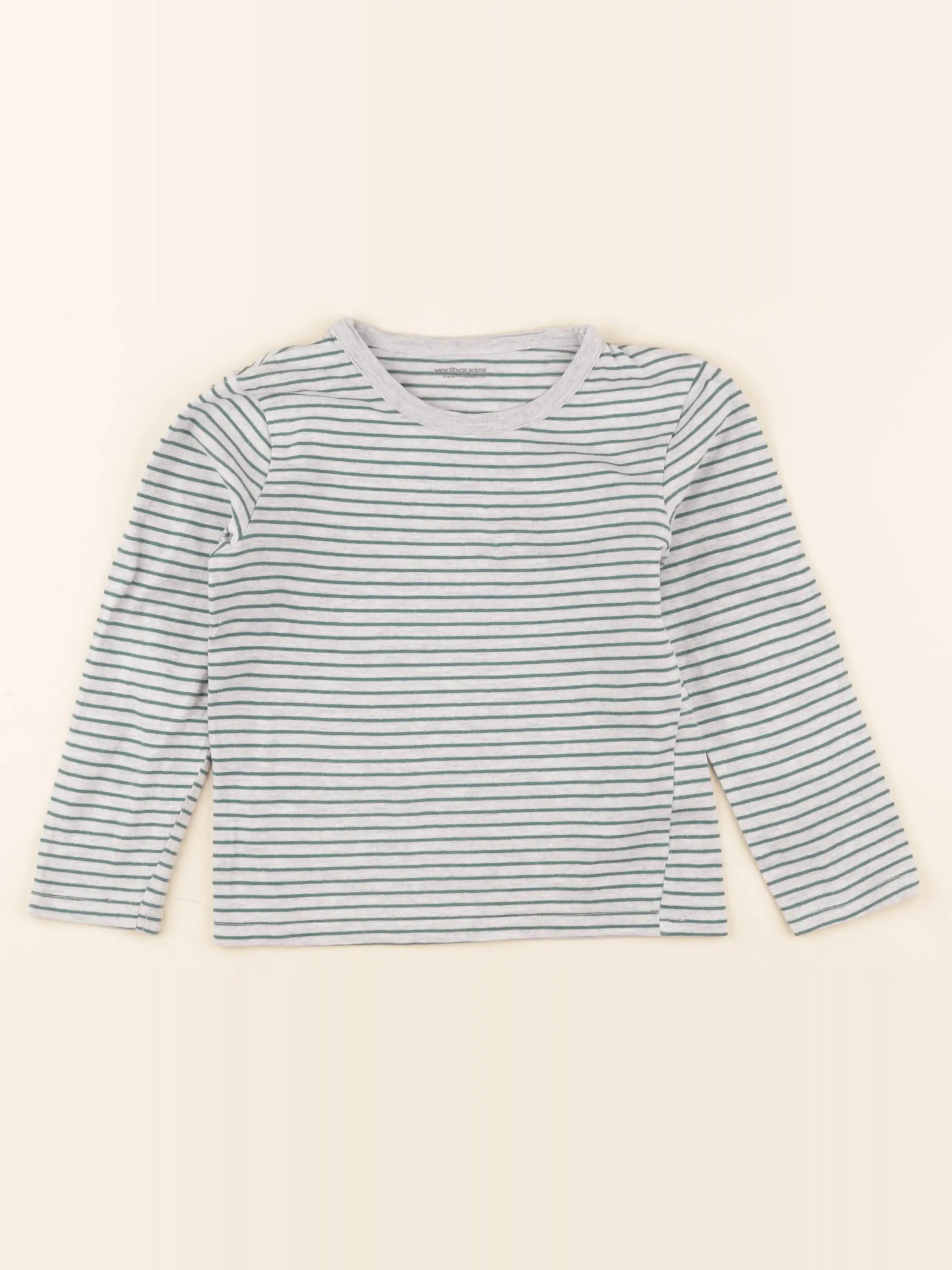 Vertbaudet - tee-shirt gris - 6 ans