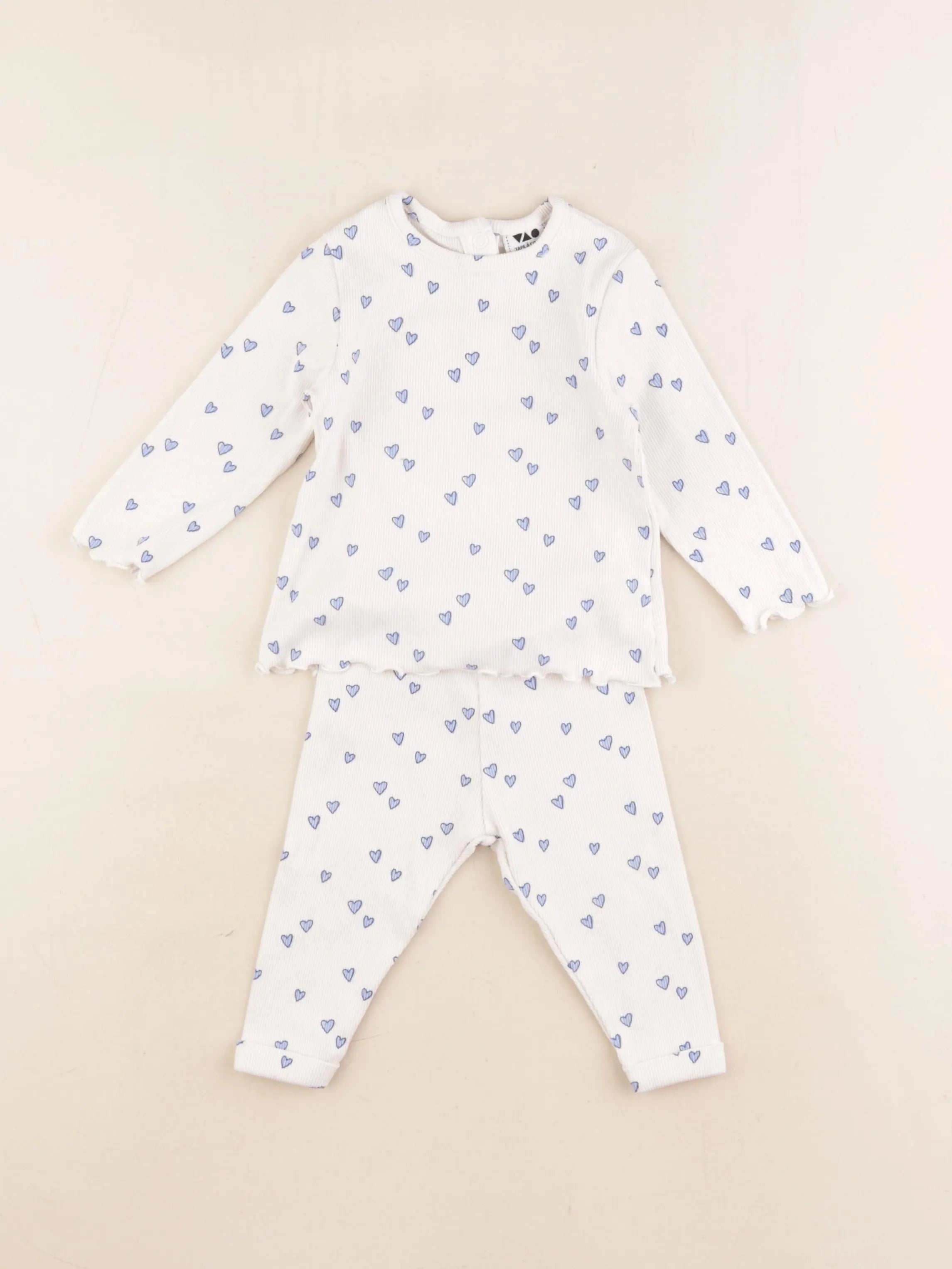 Tape à l'oeil - pyjama coton bleu - 9 mois