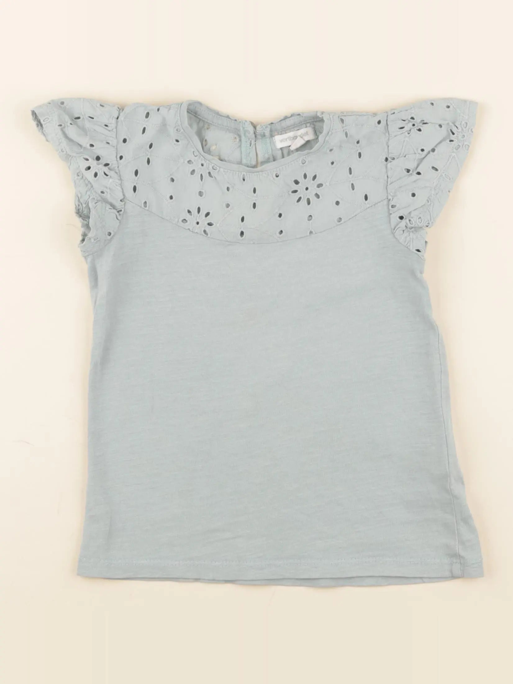 Vertbaudet - tee-shirt vert - 4 ans