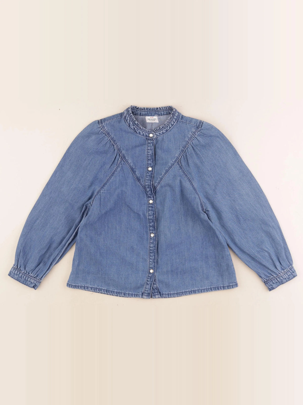 Tape à l'oeil - chemise bleu - 8 ans