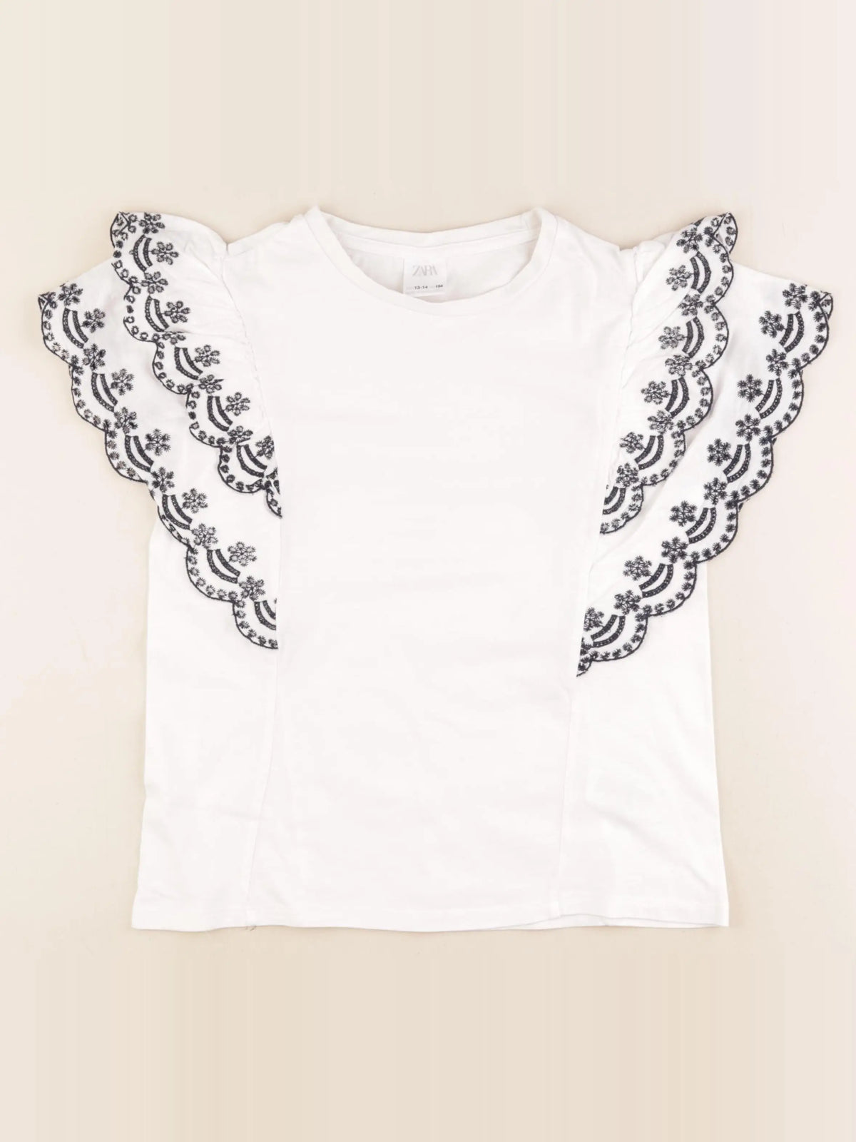 Zara - tee-shirt blanc - 13/14 ans
