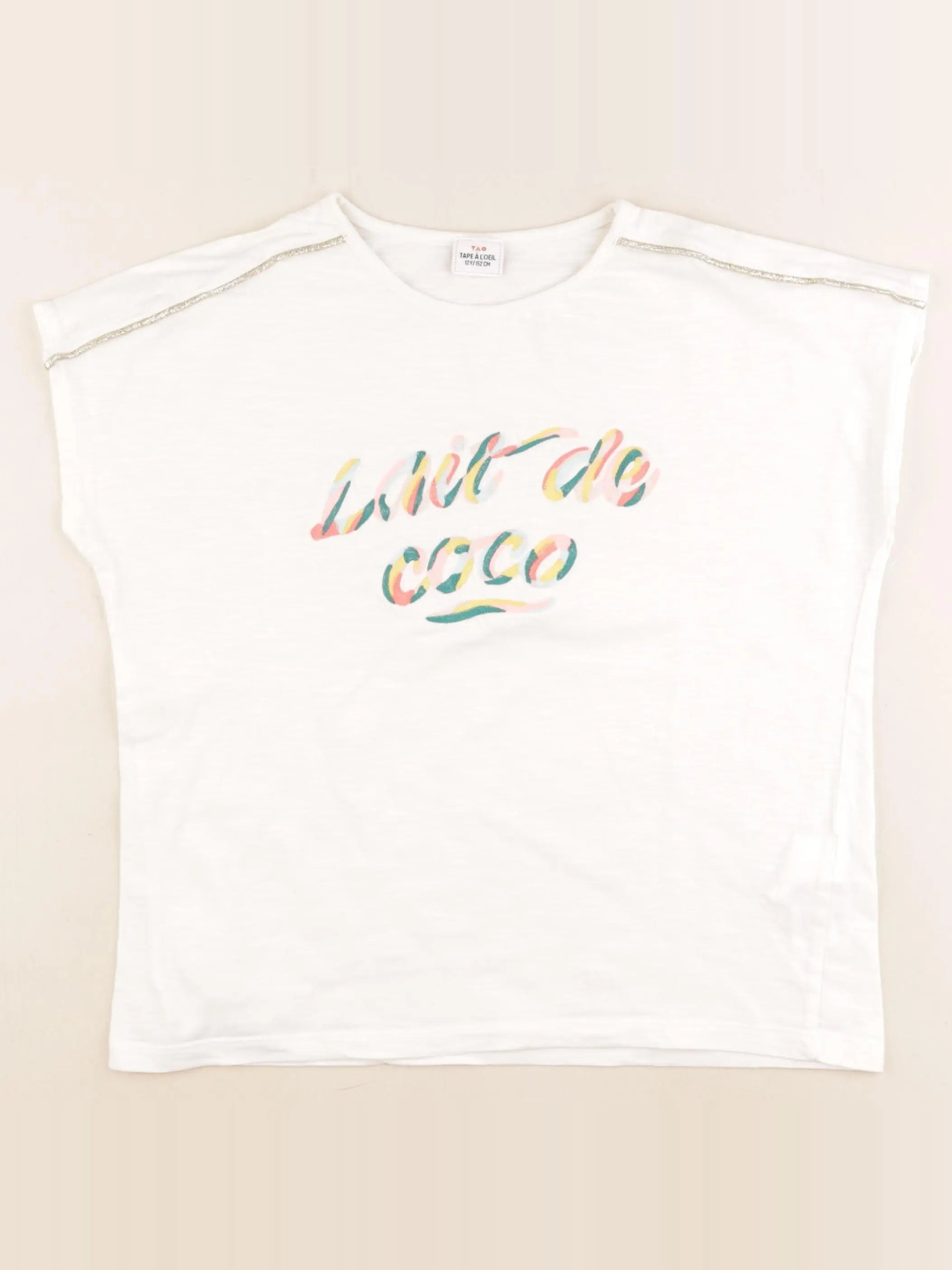 Tape à l'oeil - tee-shirt blanc - 12 ans