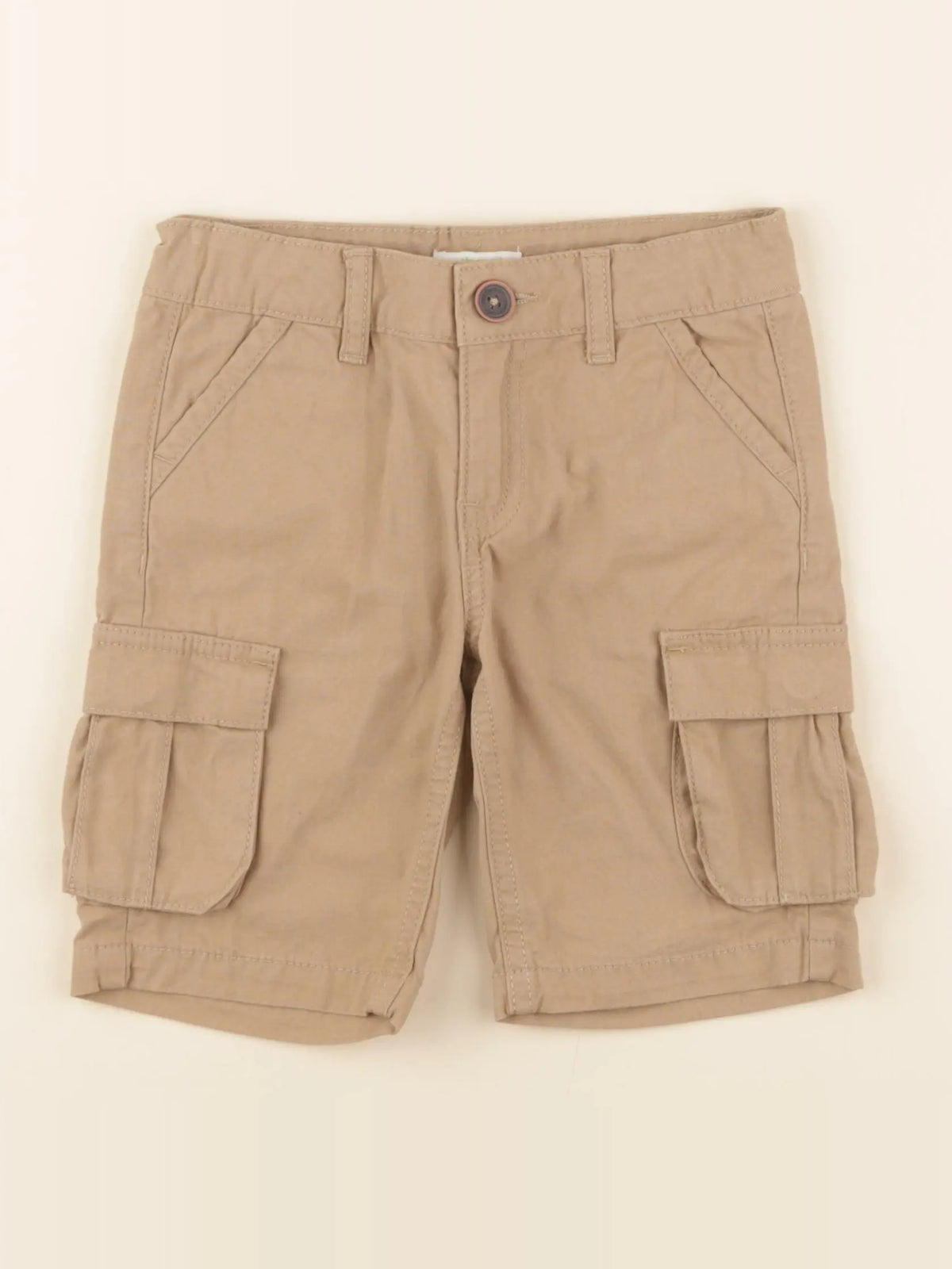 Vertbaudet - short beige - 4 ans