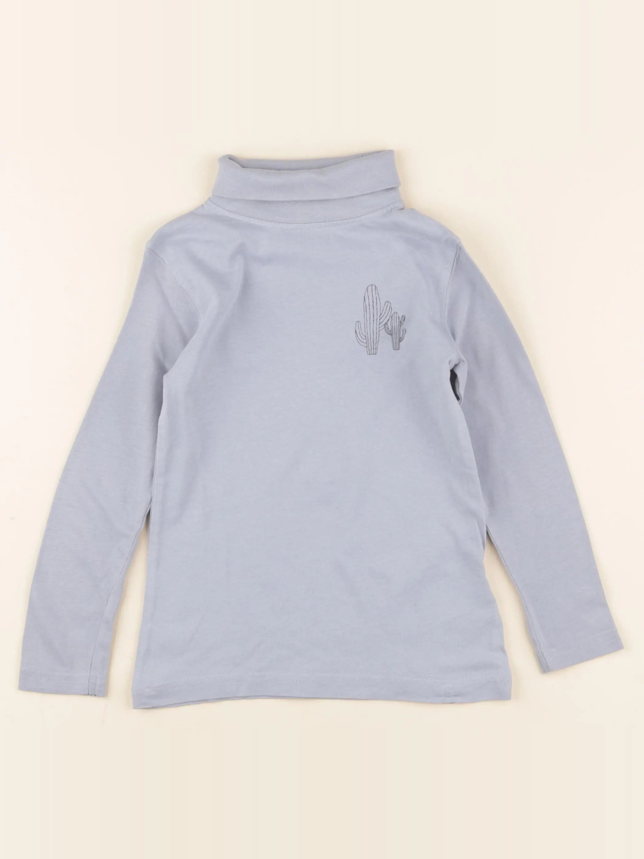 Vertbaudet - sous-pull bleu - 5 ans