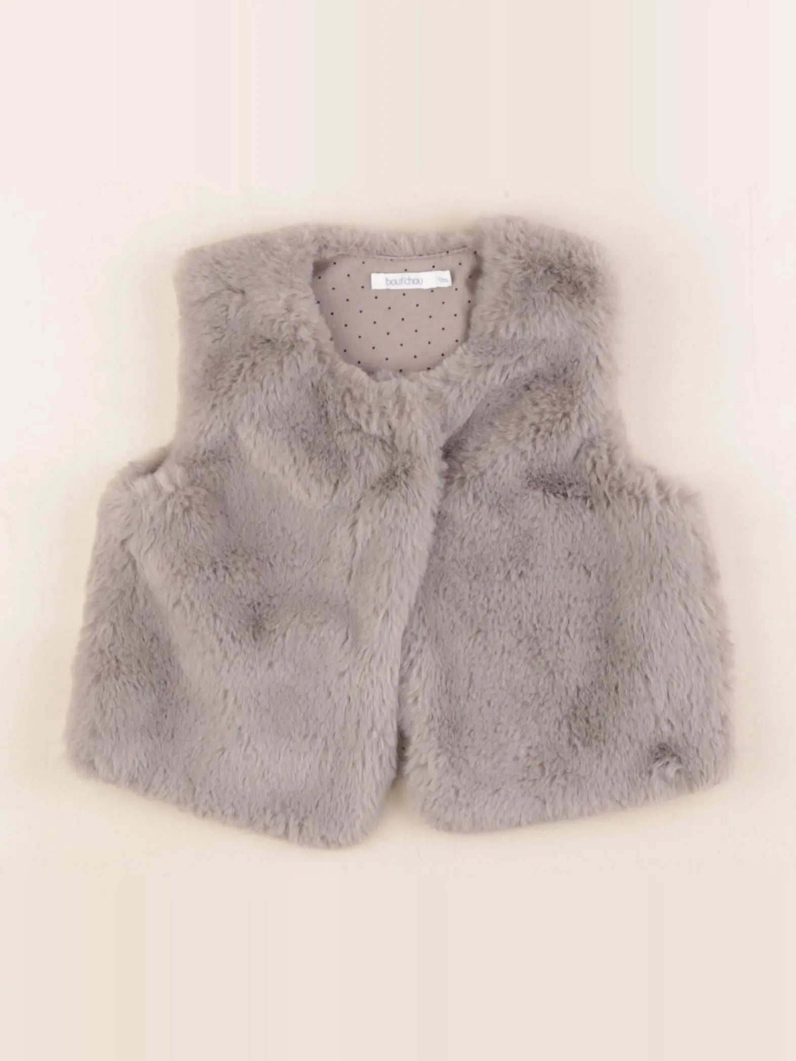 Boutchou - gilet gris - 12 mois
