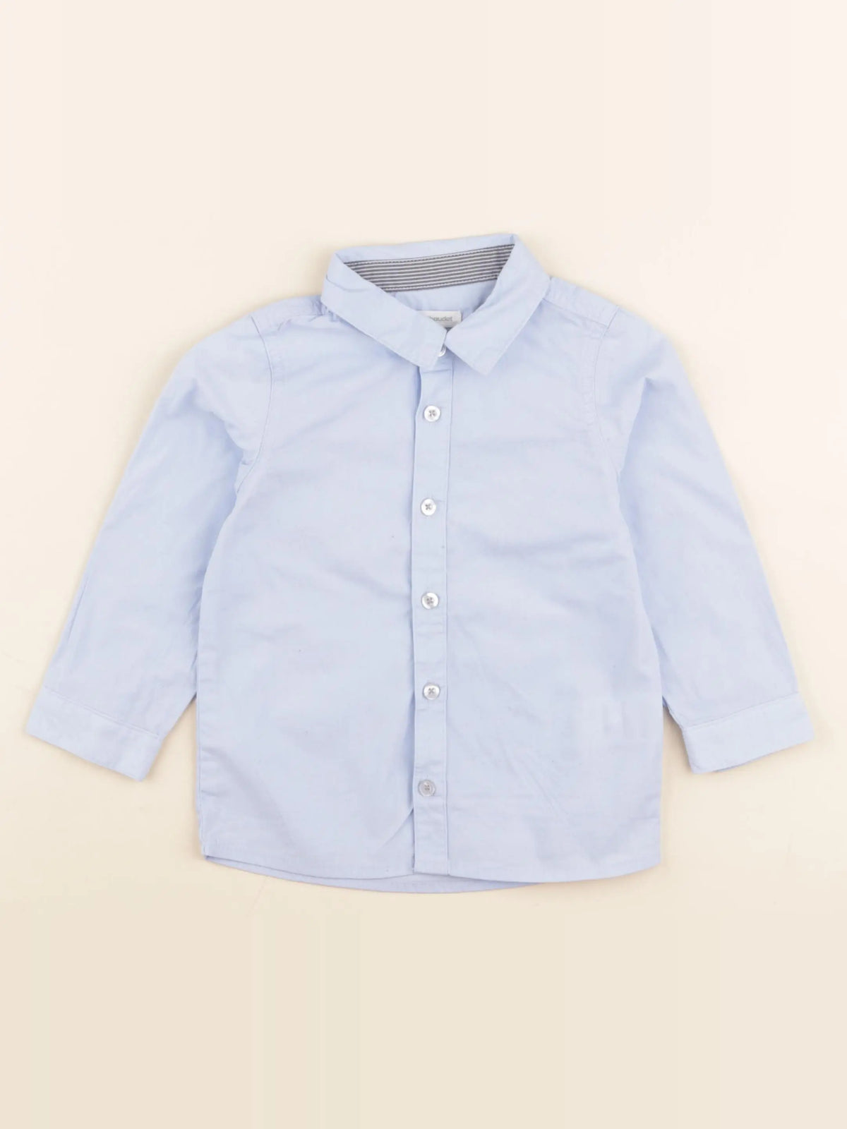 Vertbaudet - chemise bleu - 2 ans