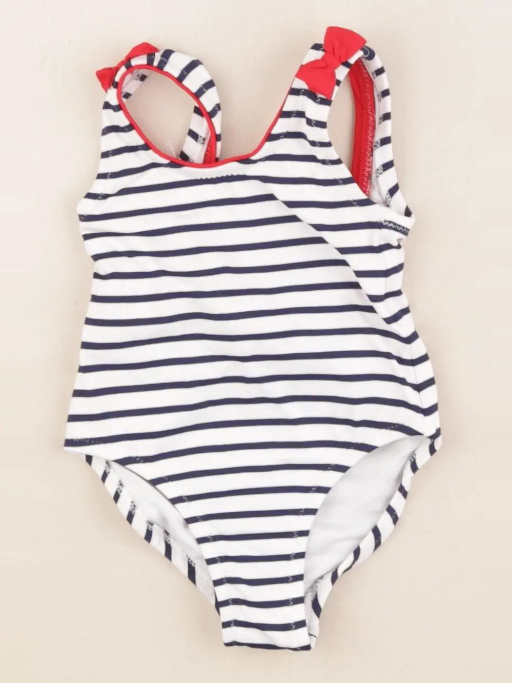 Jacadi - maillot de bain blanc, bleu - 12 mois