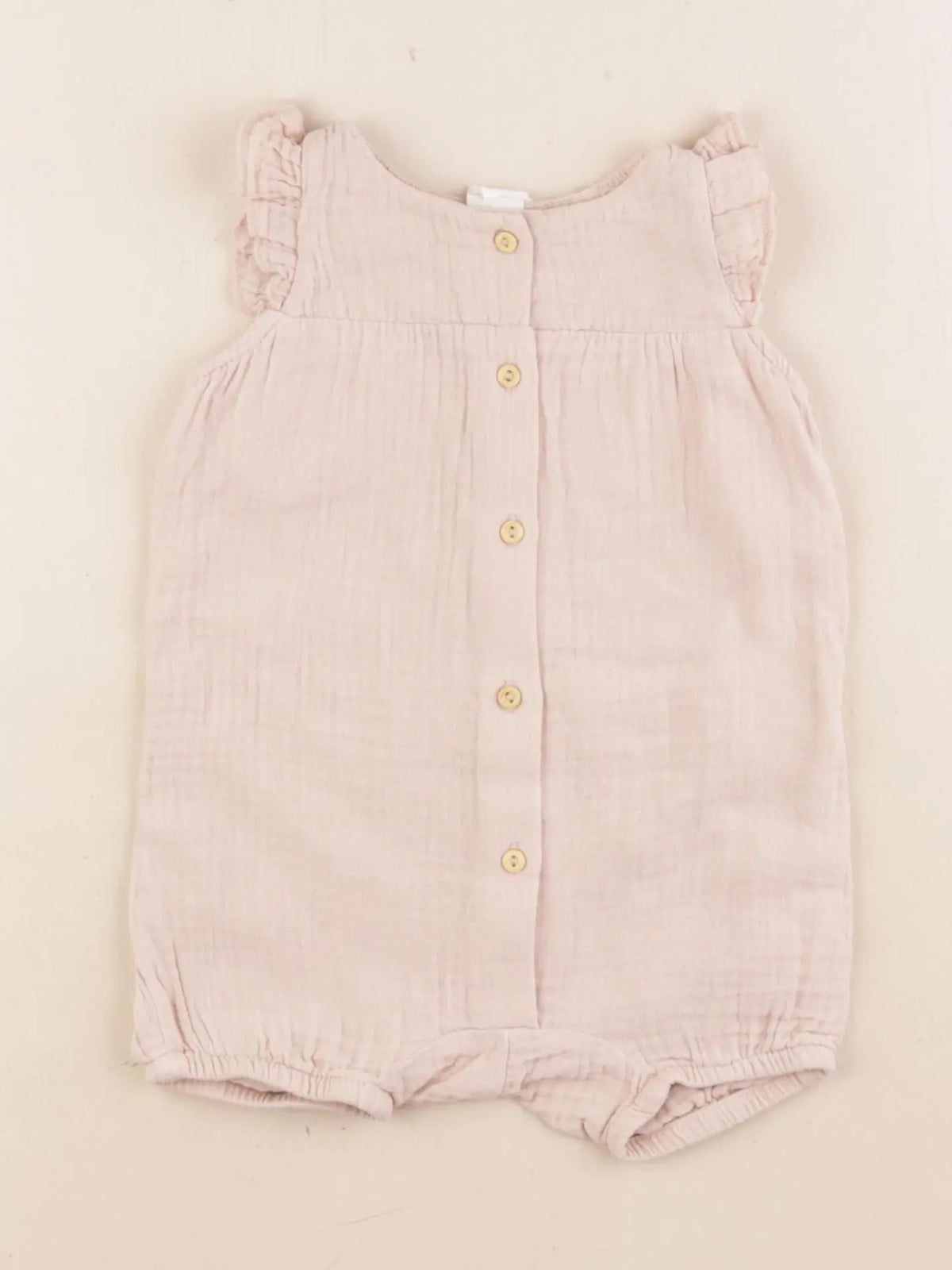 H&M - combinaison rose - 2/4 mois