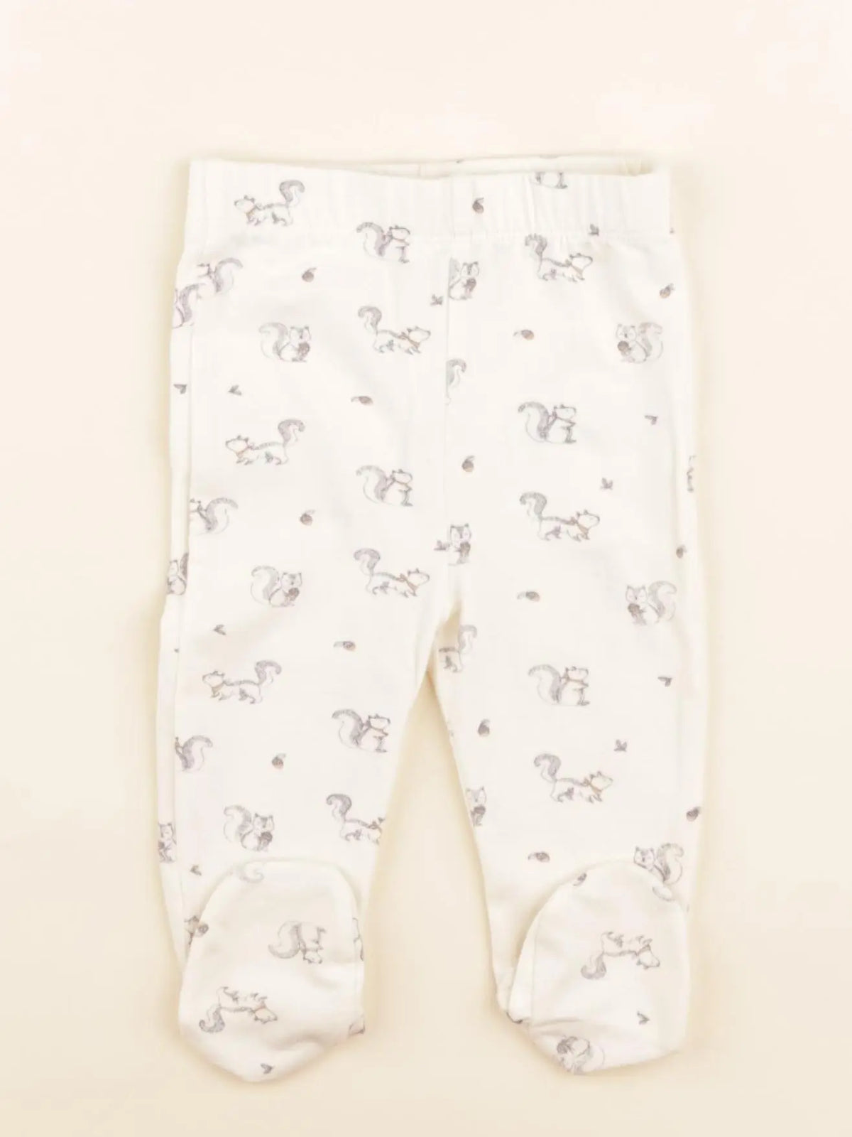 Vertbaudet - legging beige - 6 mois