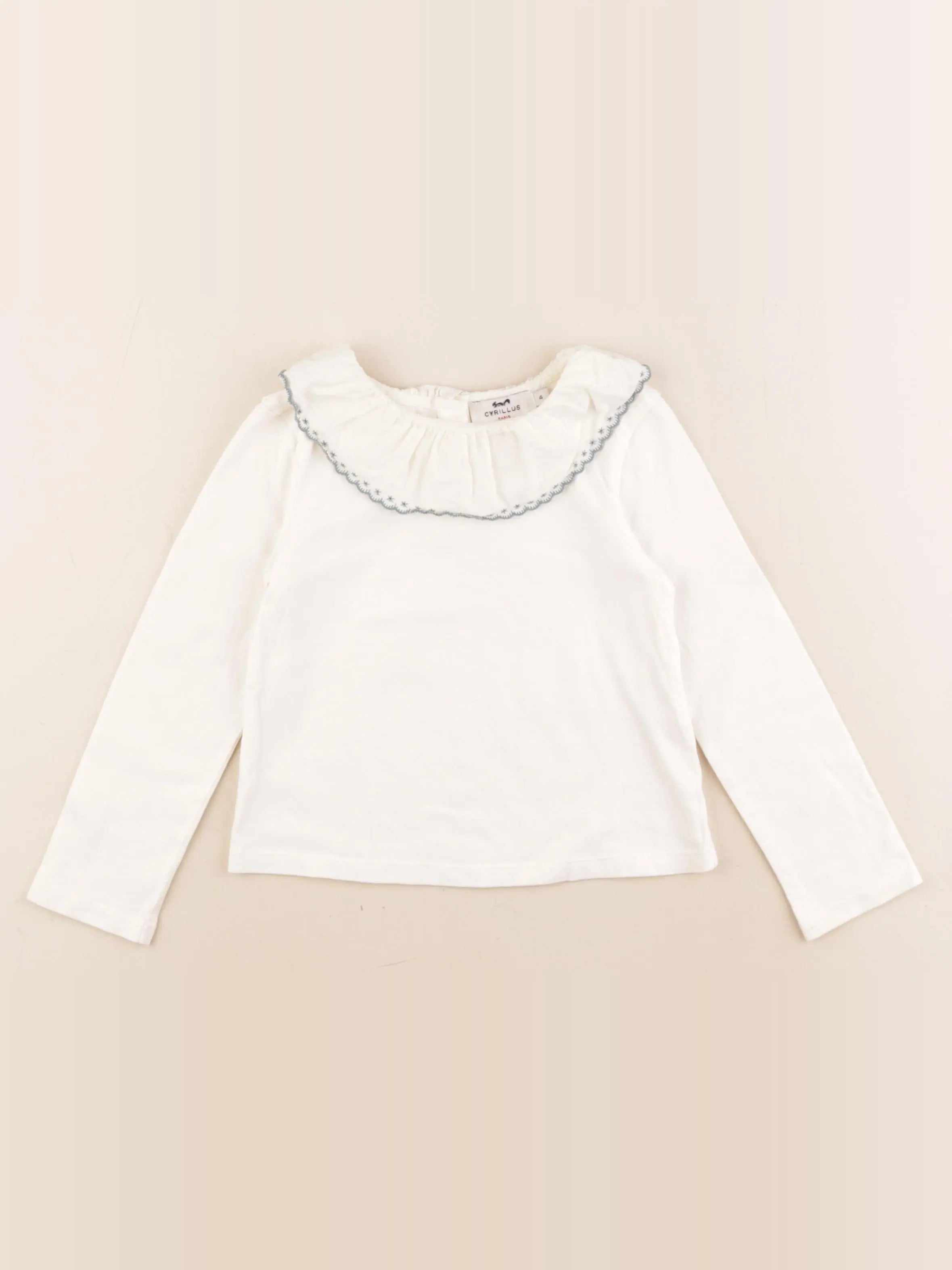Cyrillus - tee-shirt beige - 4 ans