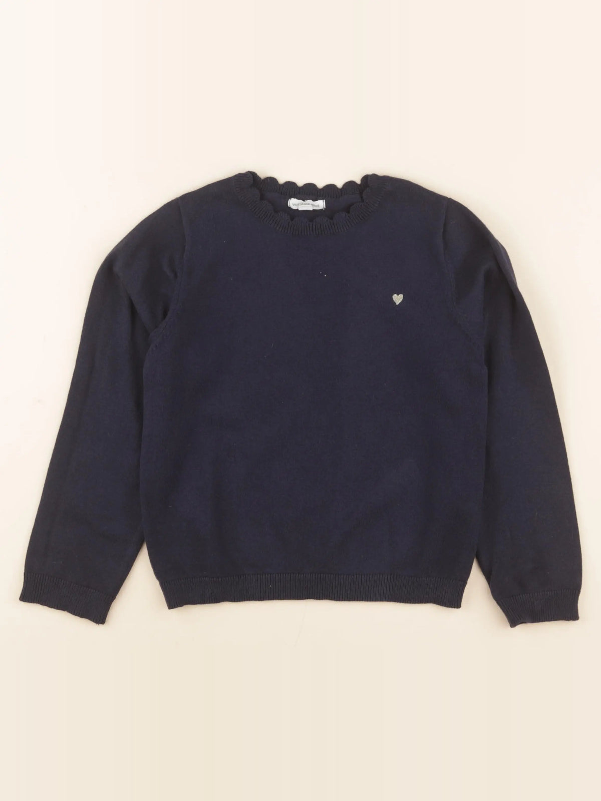 Vertbaudet - pull bleu - 7 ans