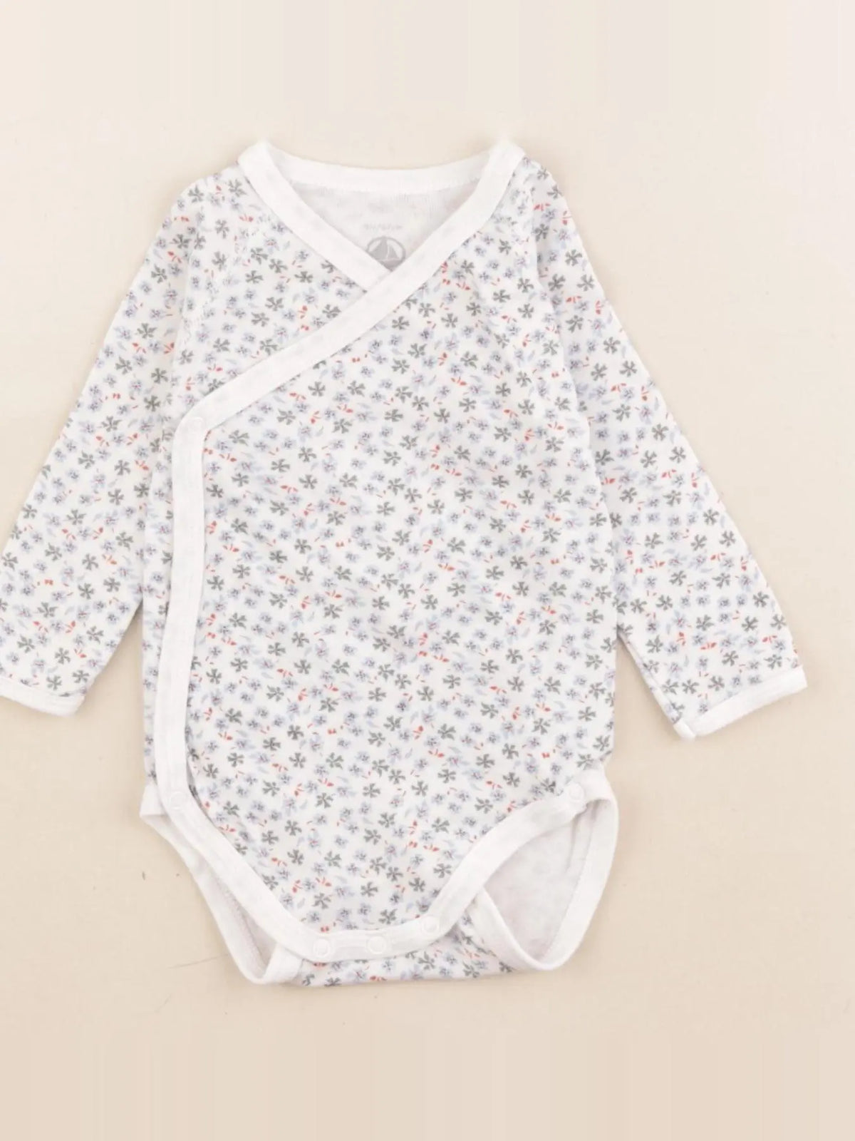Petit Bateau - body multicolore - 6 mois