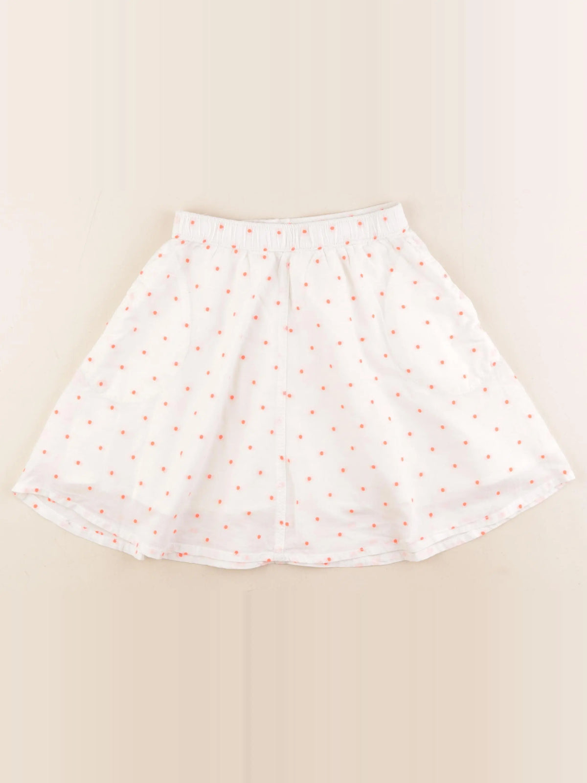 Bellerose - jupe blanc, rose - 6 ans