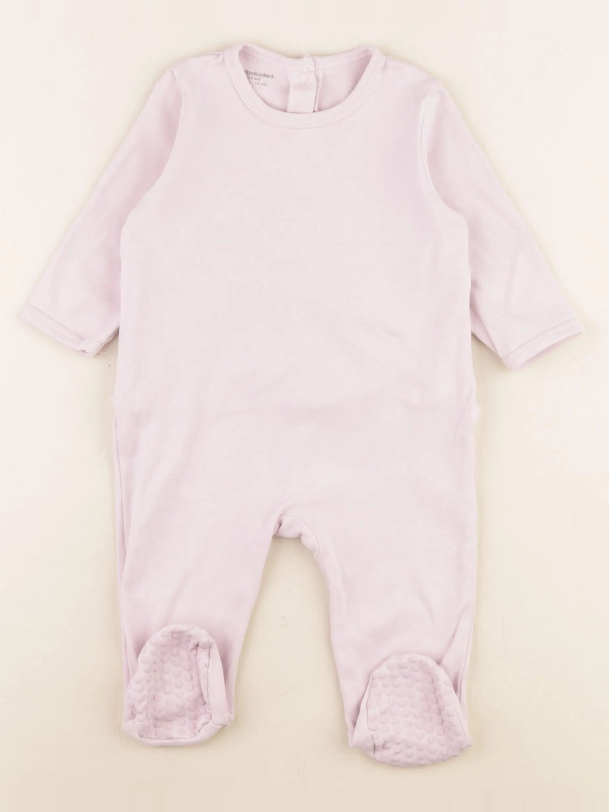 Vertbaudet - pyjama coton rose - 12 mois