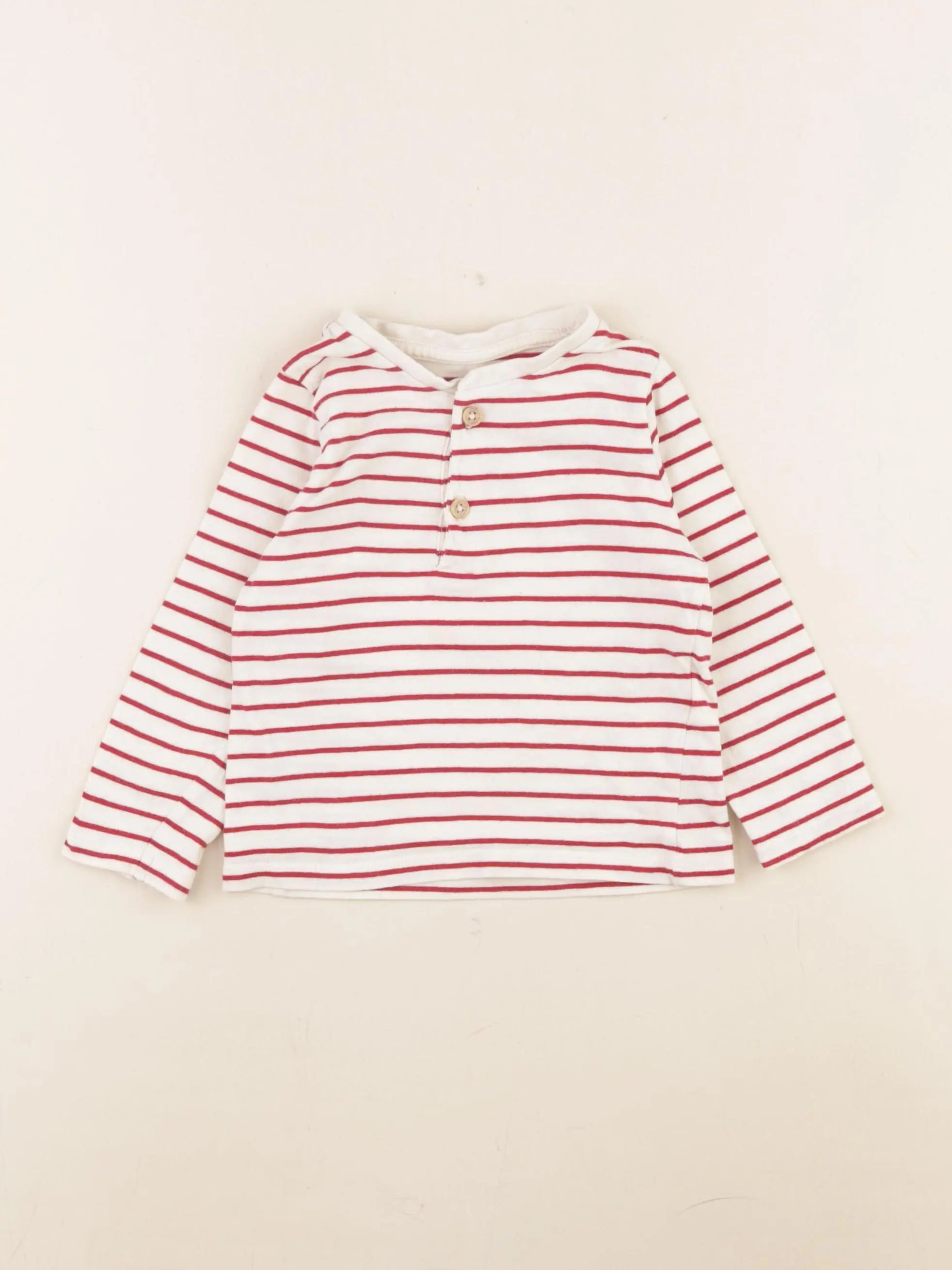 Vertbaudet - tee-shirt rouge - 18 mois