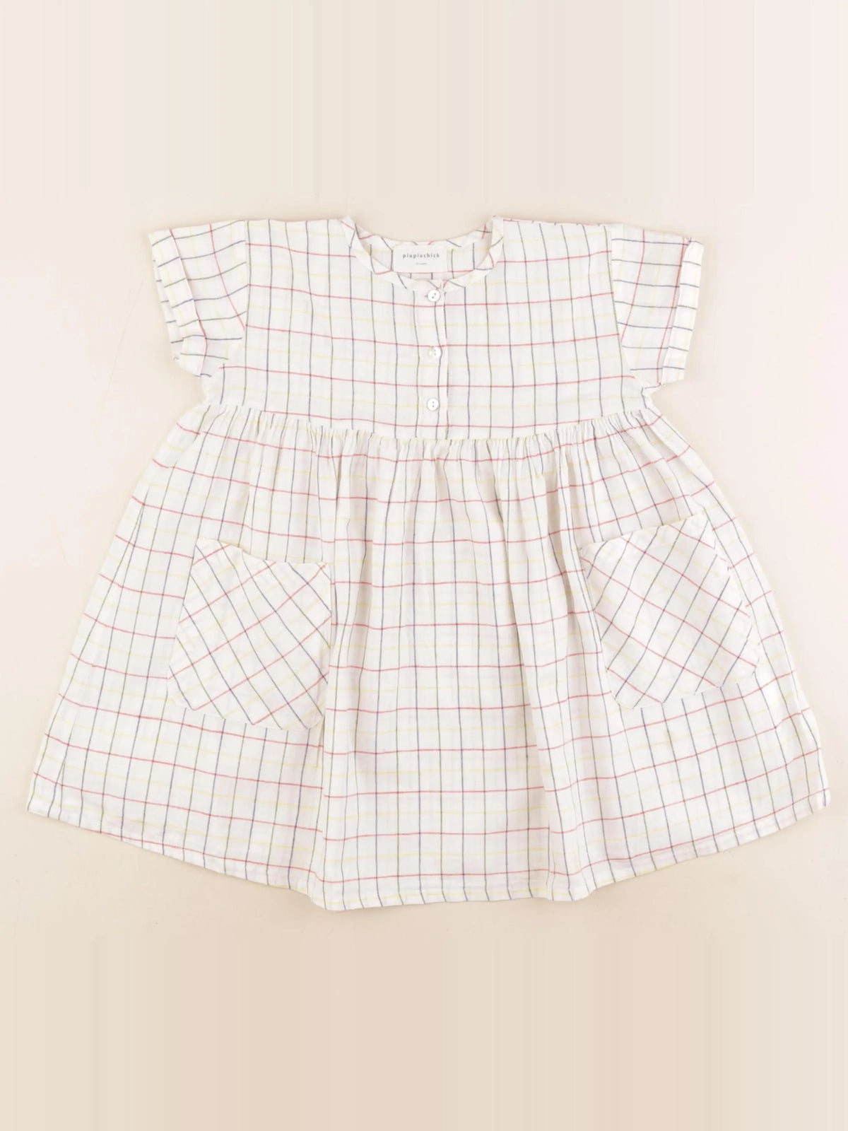 Piupiuchick - robe blanc, multicolore - 24 mois