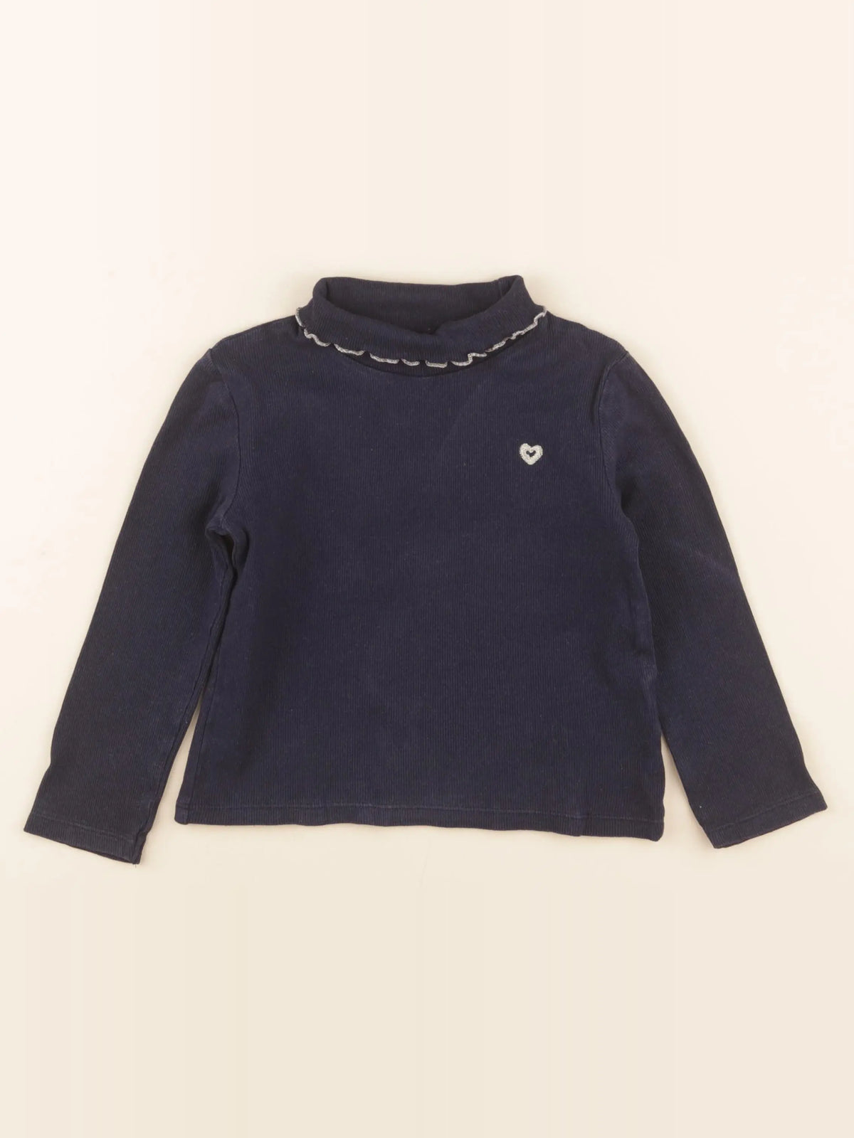 Vertbaudet - sous-pull bleu - 4 ans