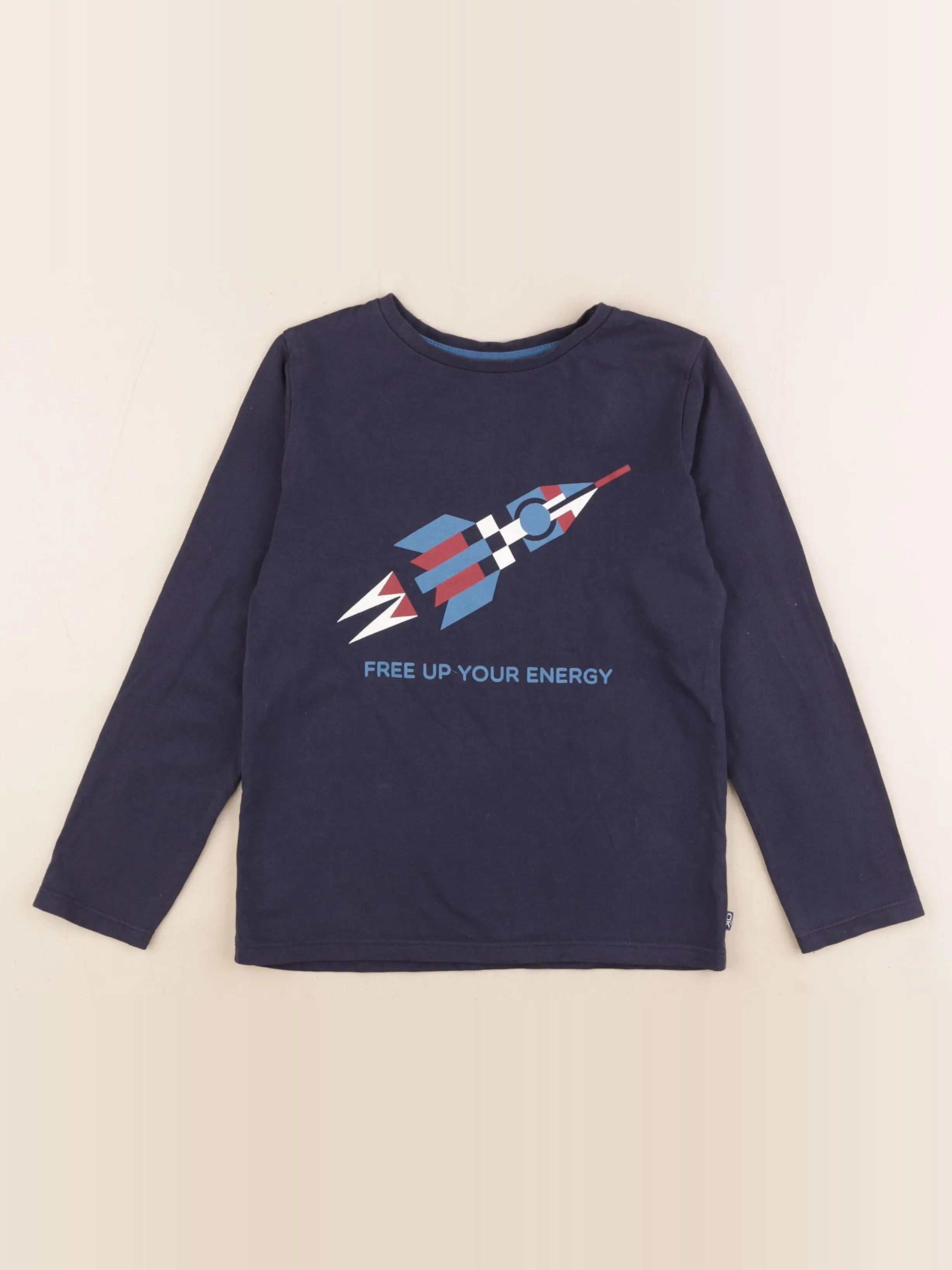 Okaidi - tee-shirt bleu - 6 ans