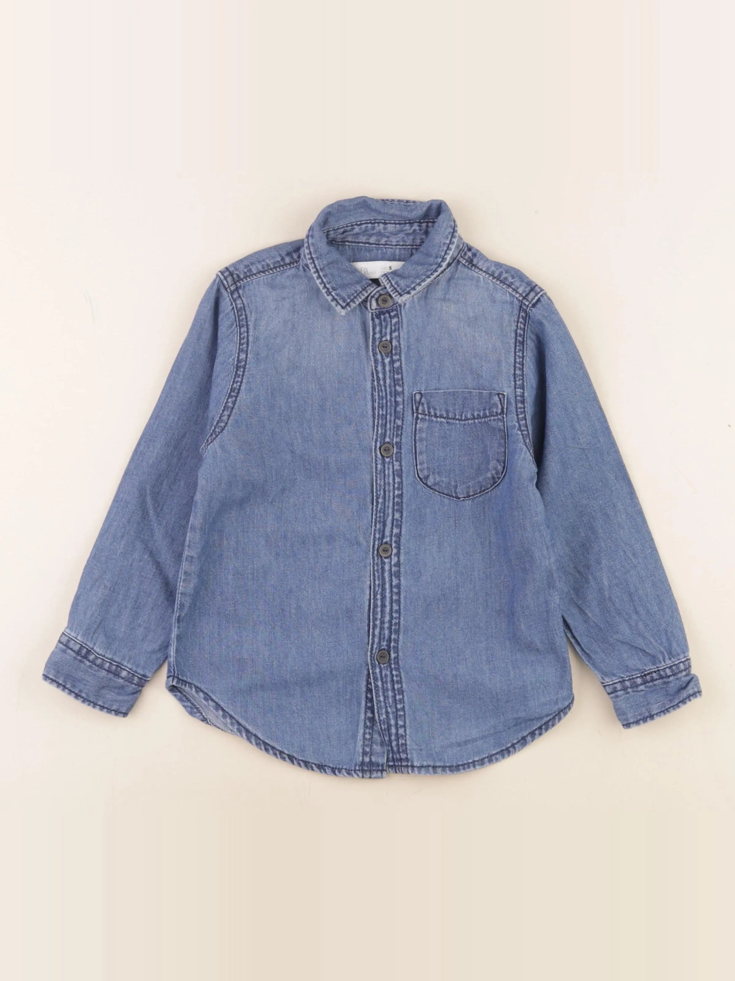 Zara - chemise bleu - 5 ans