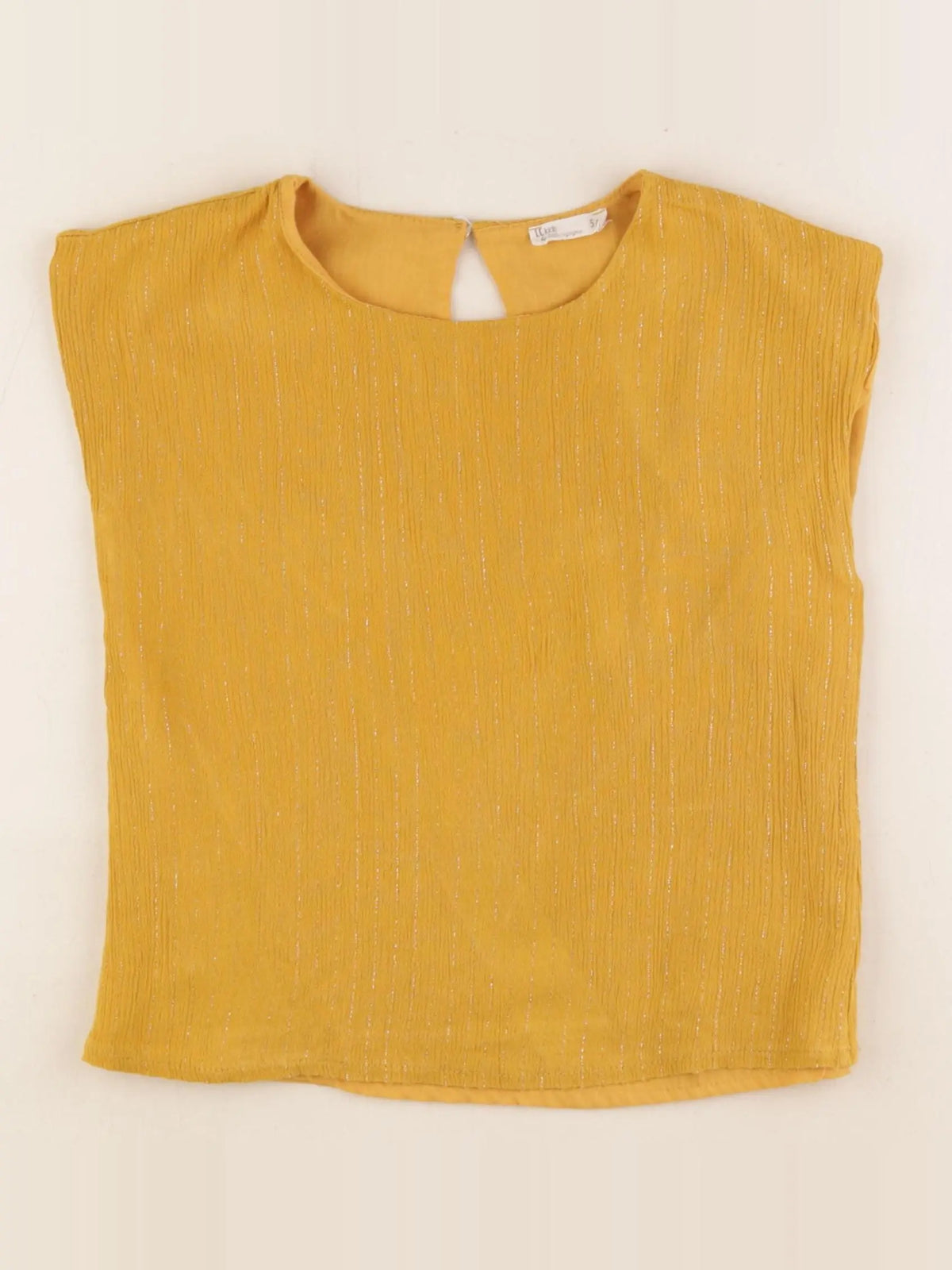 Little Cigogne - blouse jaune - 5 ans