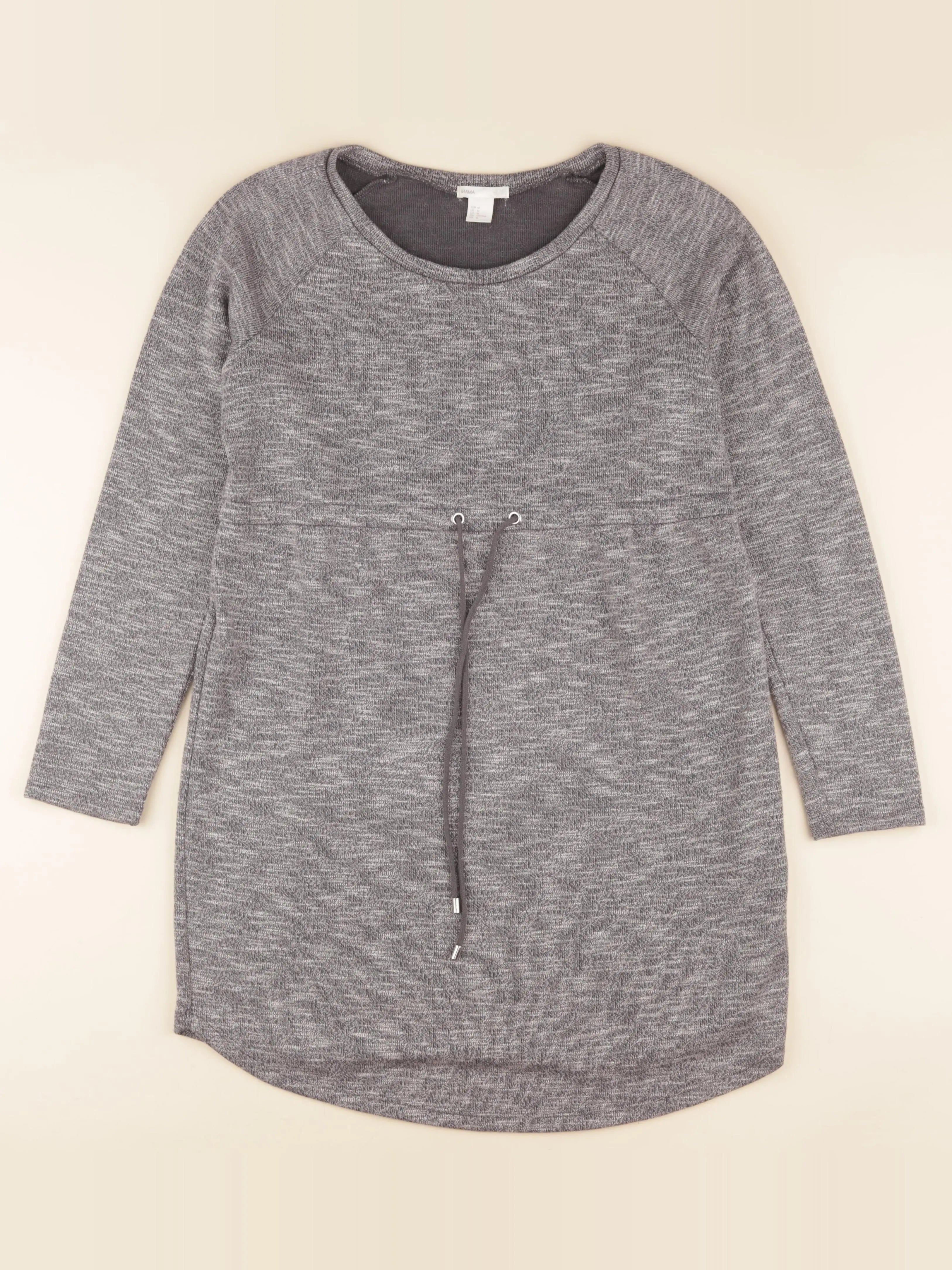 H&M - robe grossesse gris - m