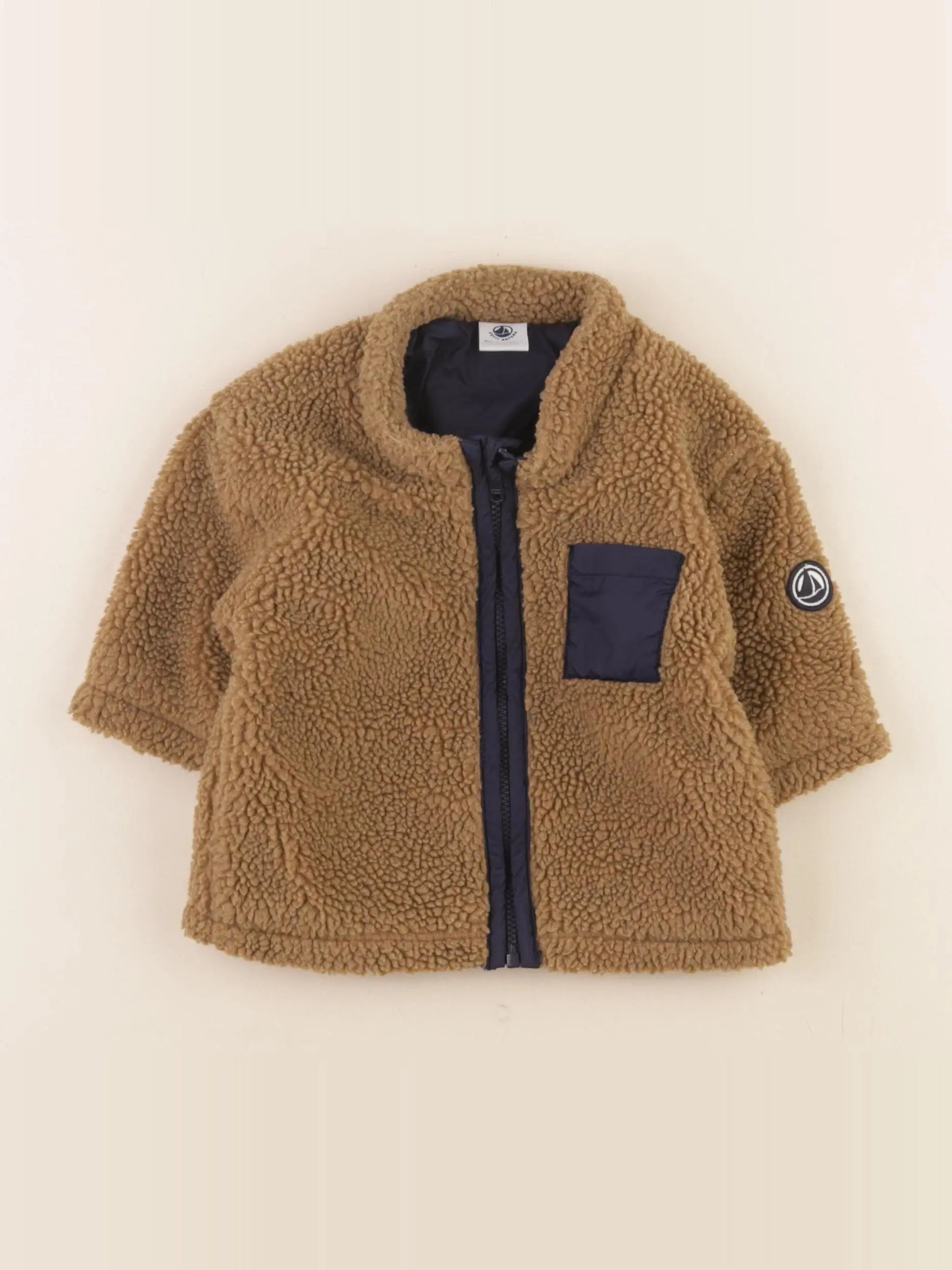 Petit Bateau - veste marron - 6 mois