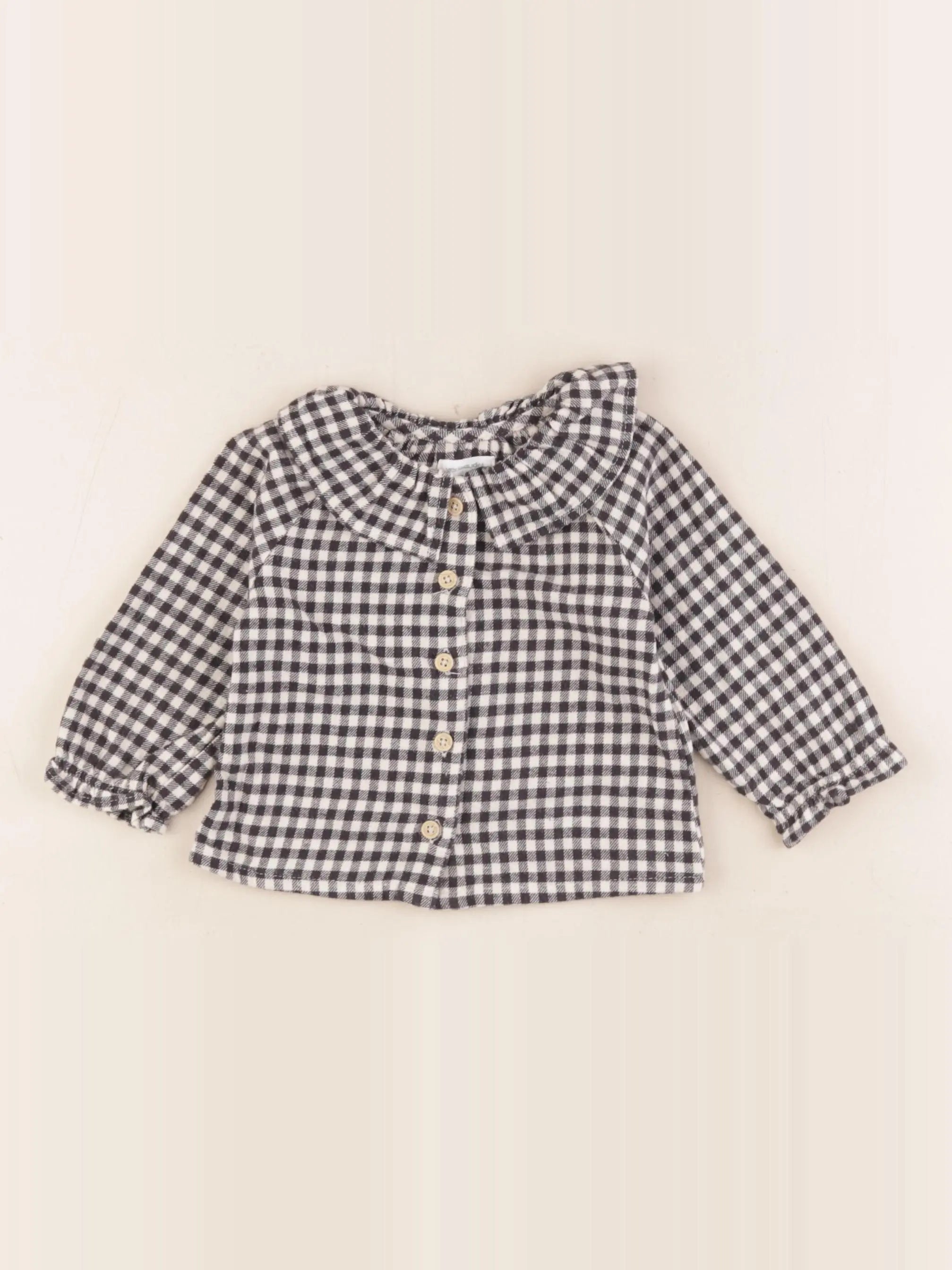 Vertbaudet - blouse noir - 6 mois