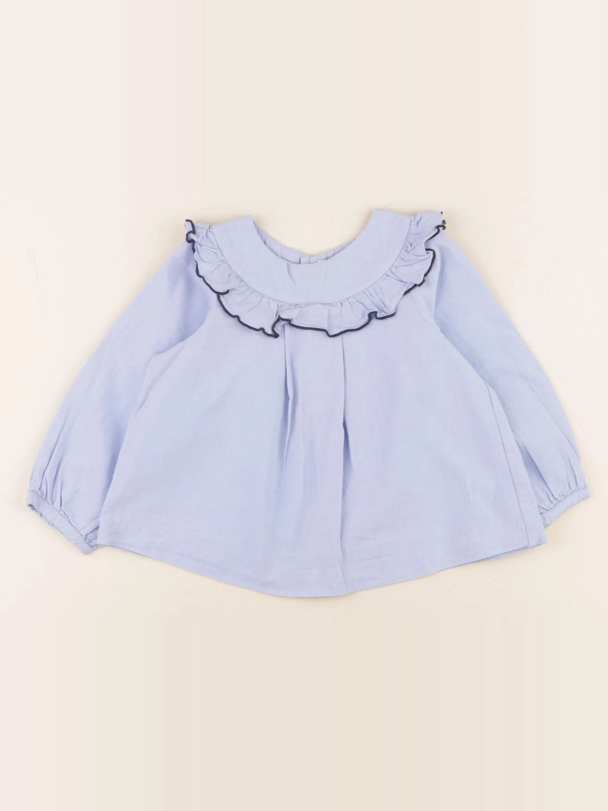 Jacadi - blouse bleu - 24 mois