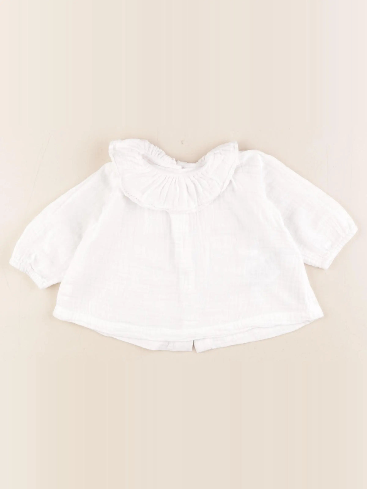 Vertbaudet - blouse blanc - 3 mois
