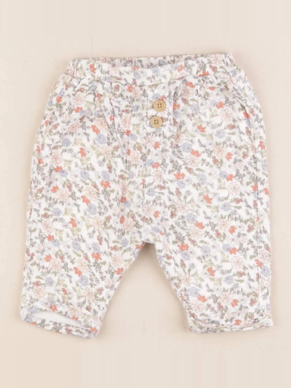 Vertbaudet - pantalon doublé multicolore - 3 mois