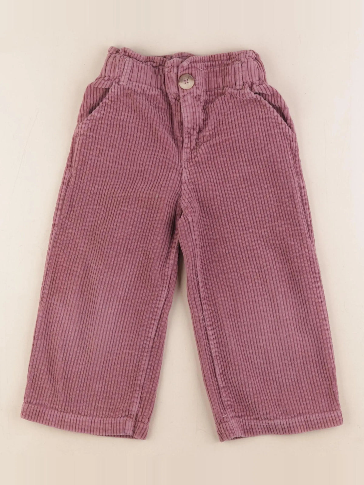 Vertbaudet - pantalon violet - 4 ans