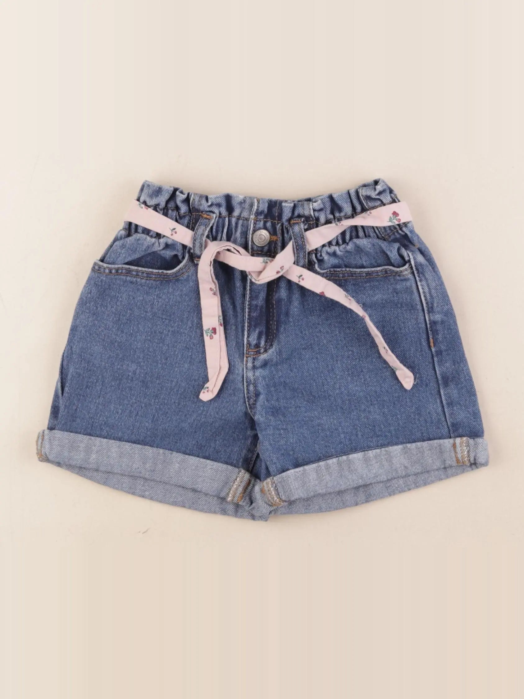 Vertbaudet - short bleu - 4 ans