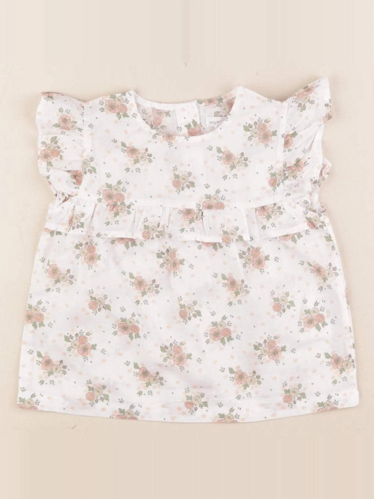 Vertbaudet - blouse blanc, multicolore - 4 ans