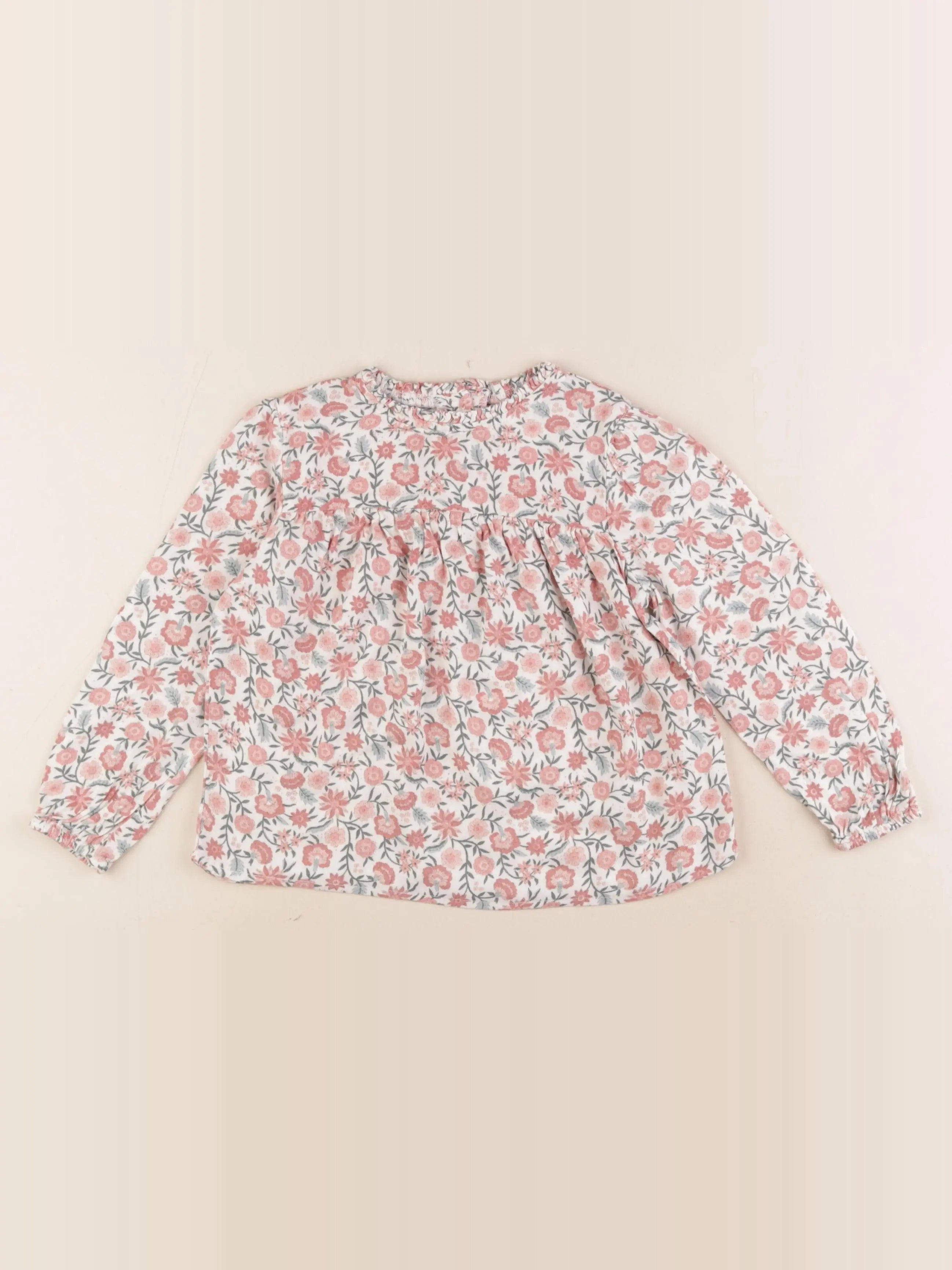 Vertbaudet - blouse rose - 4 ans