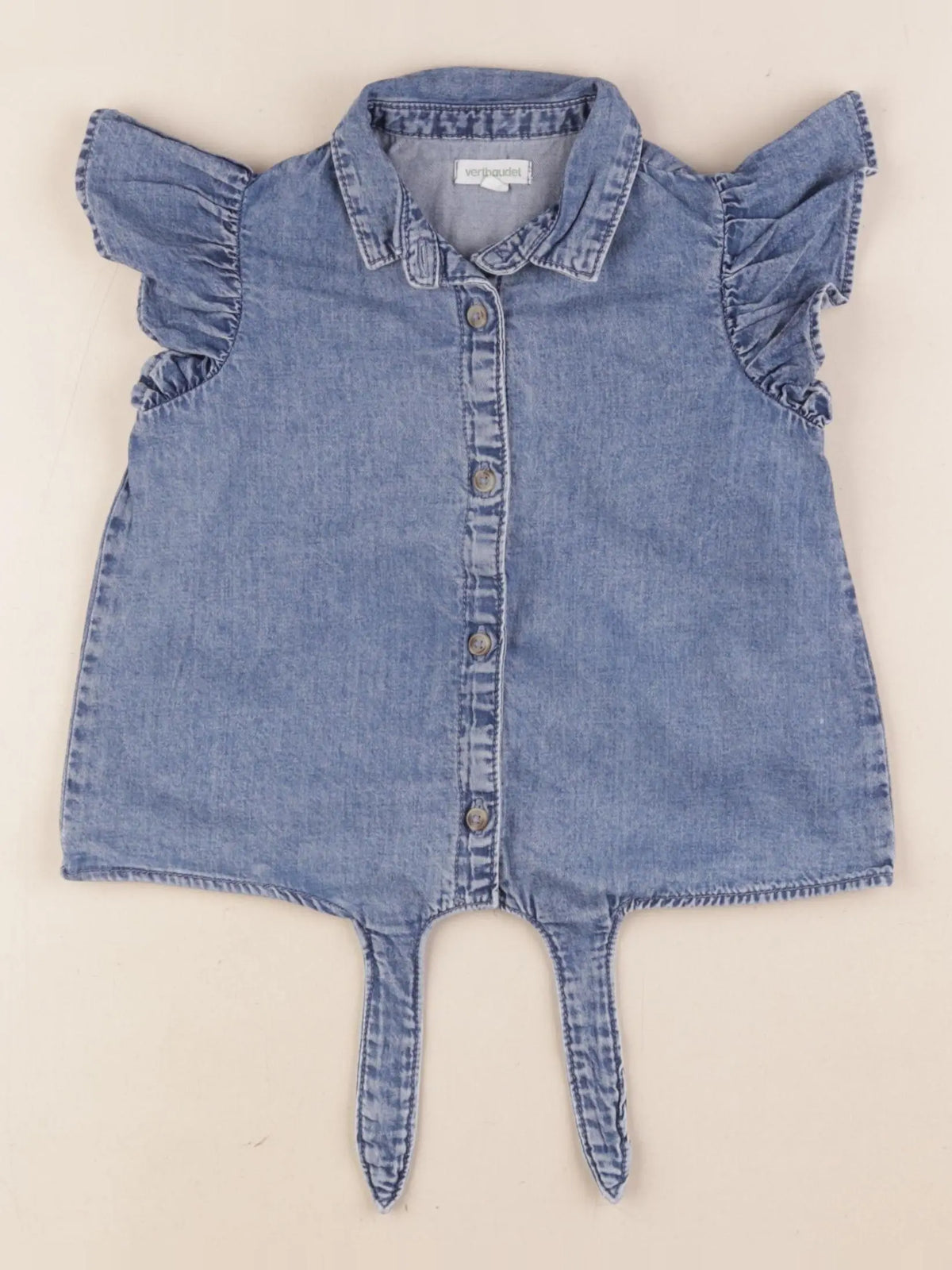 Vertbaudet - blouse bleu - 4 ans