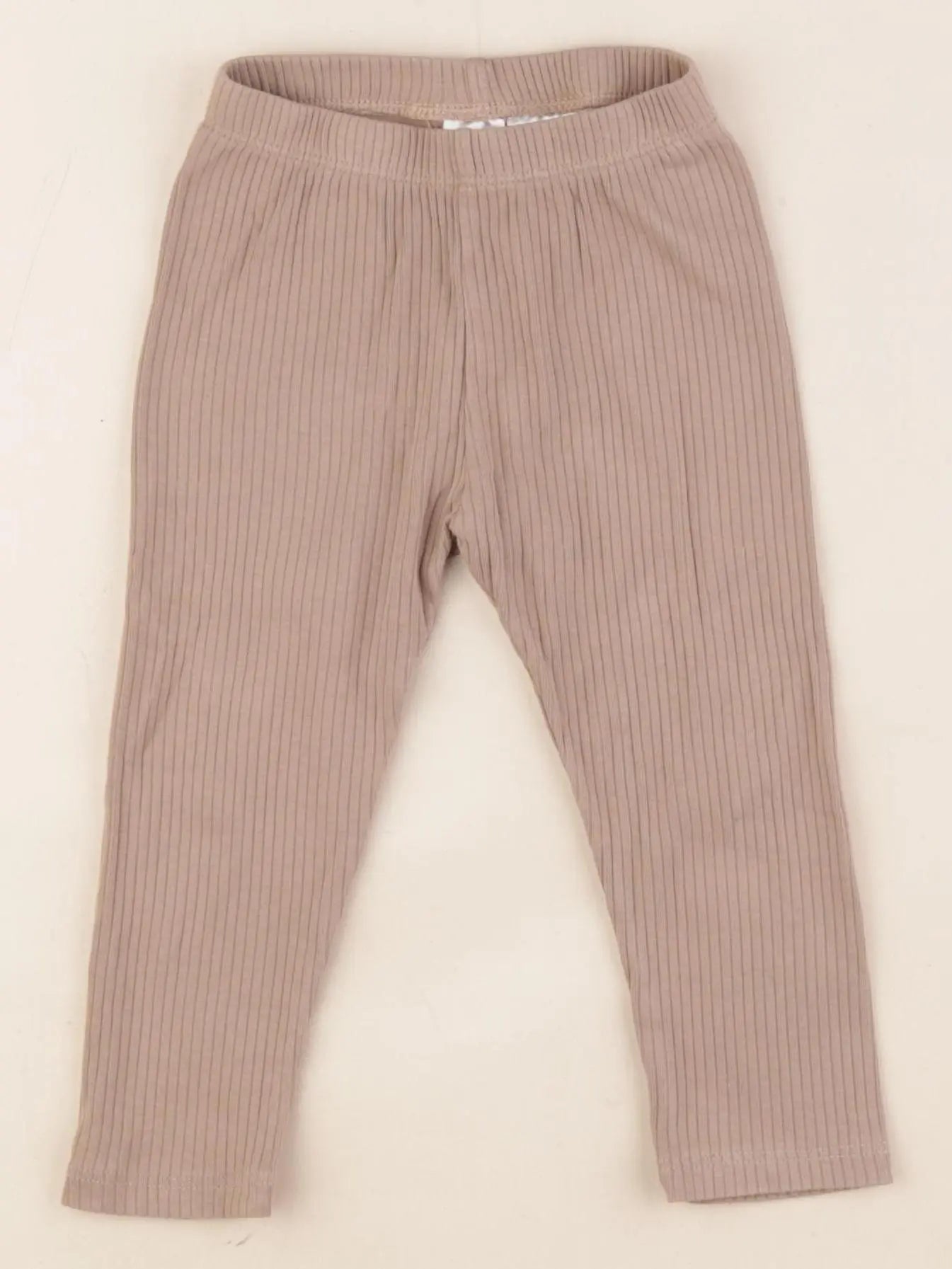 H&M - legging beige - 12/18 mois