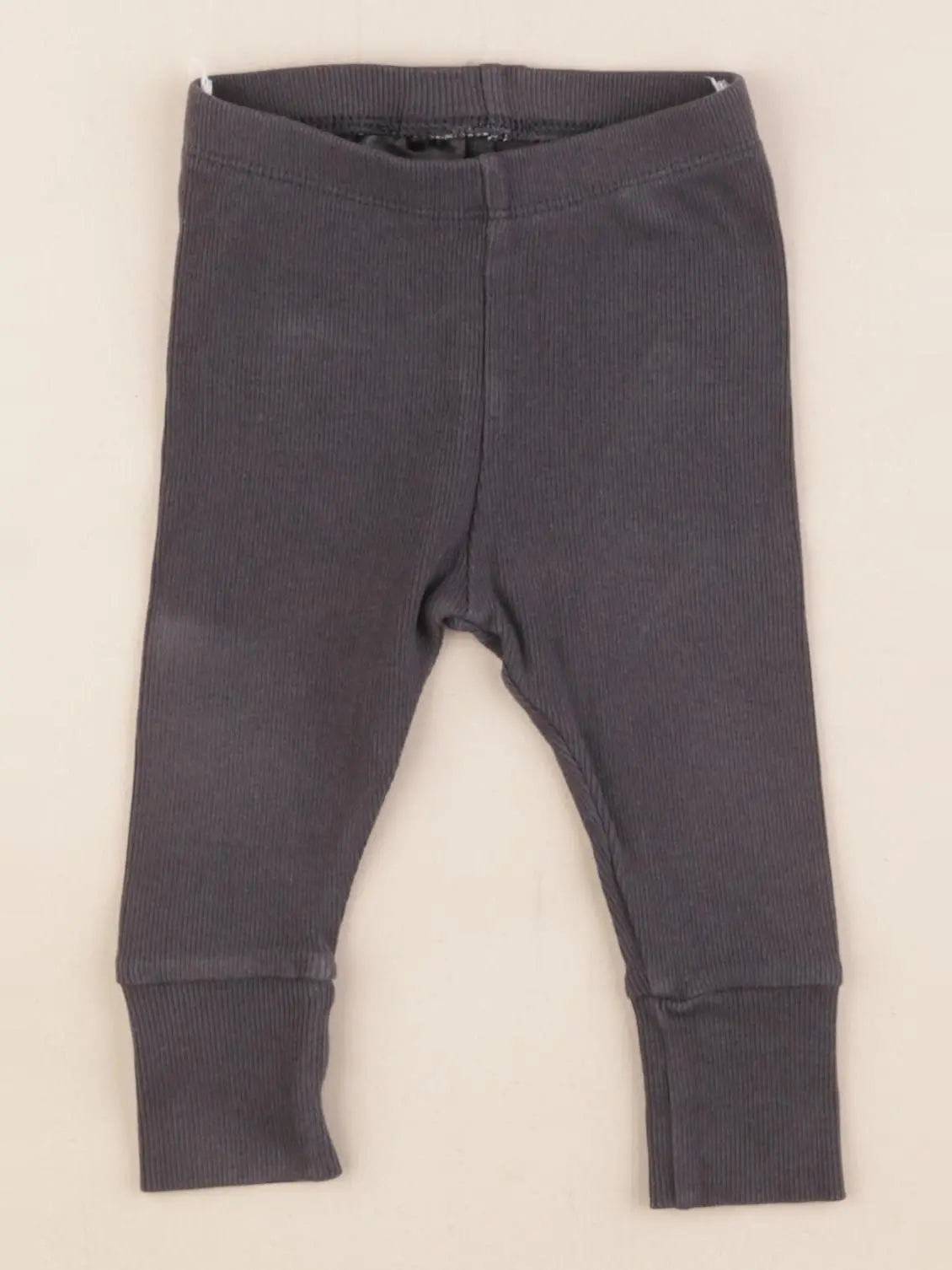 H&M - legging gris - 2/4 mois