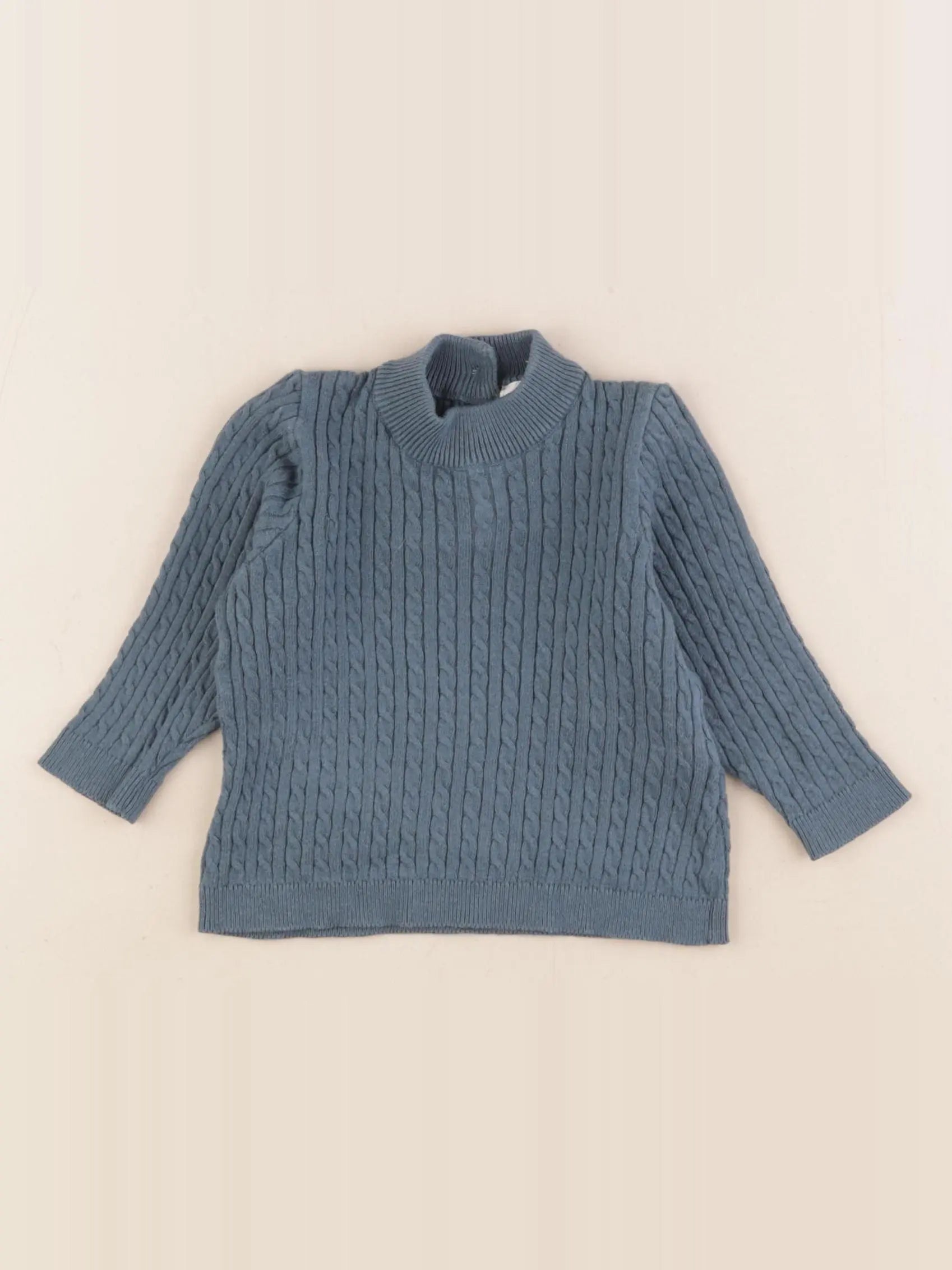 Tape à l'oeil - pull bleu - 6 mois