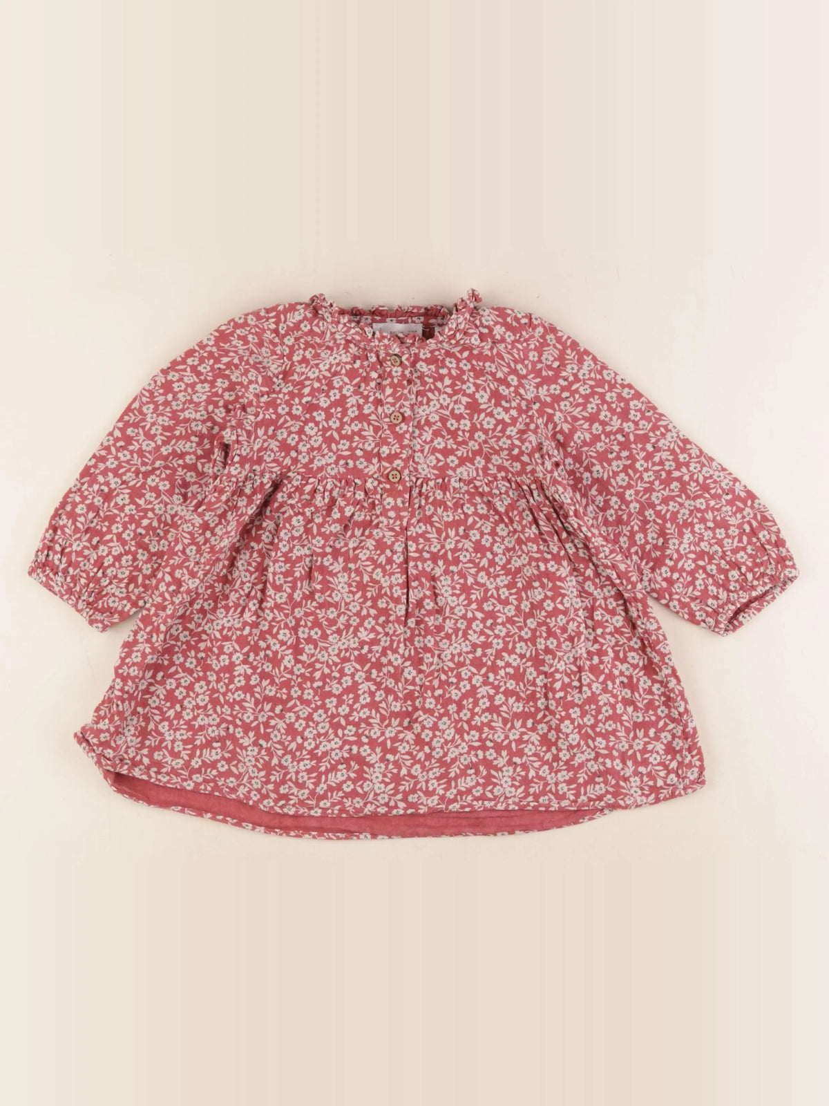 Mango - robe rouge - 12/18 mois
