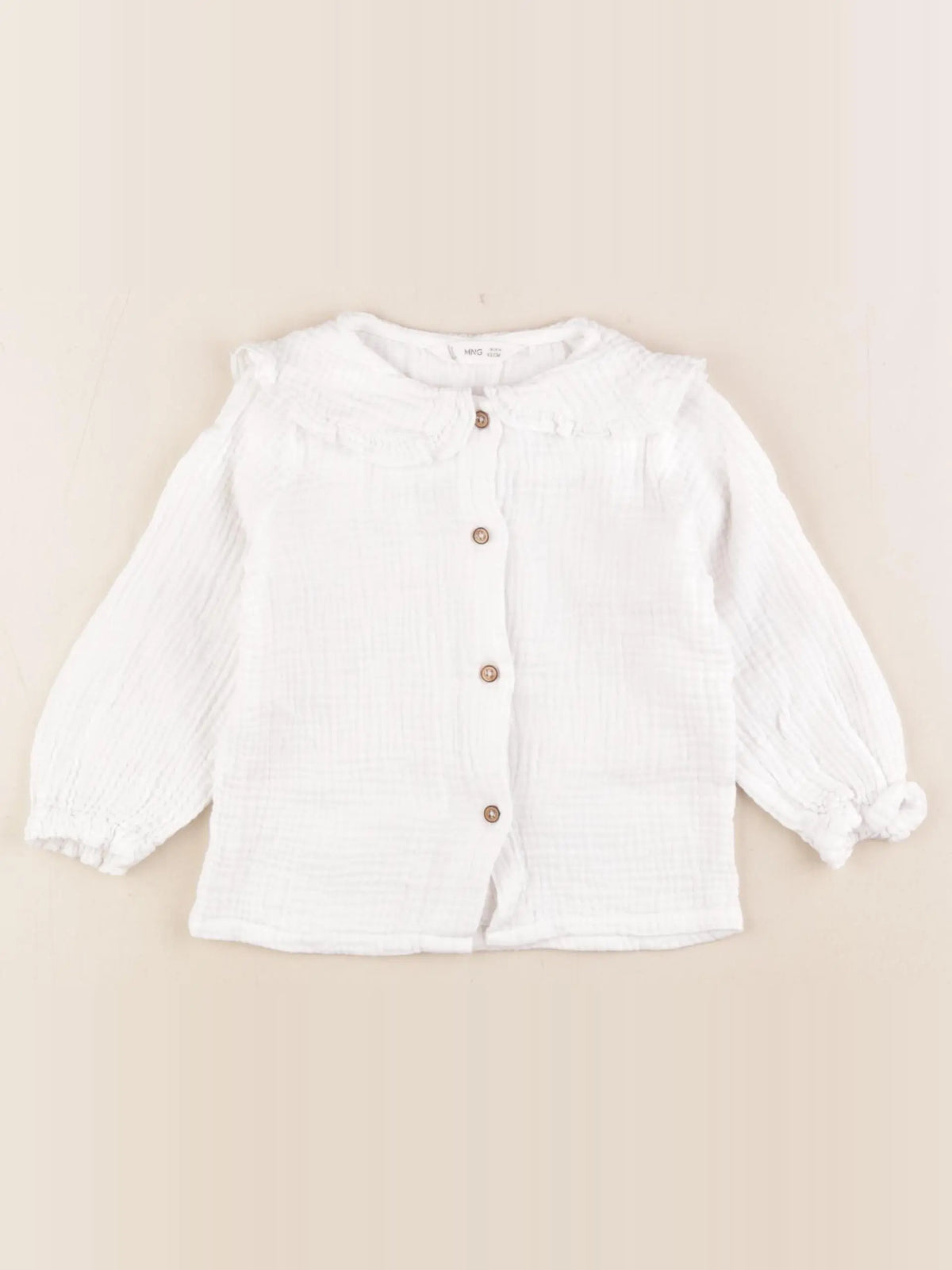 Mango - blouse blanc - 18/24 mois
